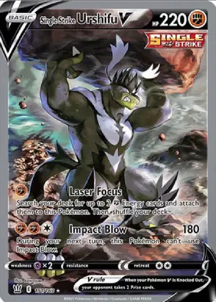 Single Strike Urshifu V (Alternate Full Art) 151/163