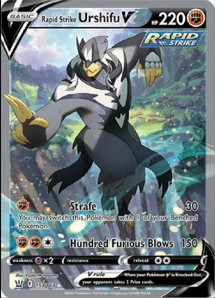 Rapid Strike Urshifu V (Alternate Full Art) 153/163