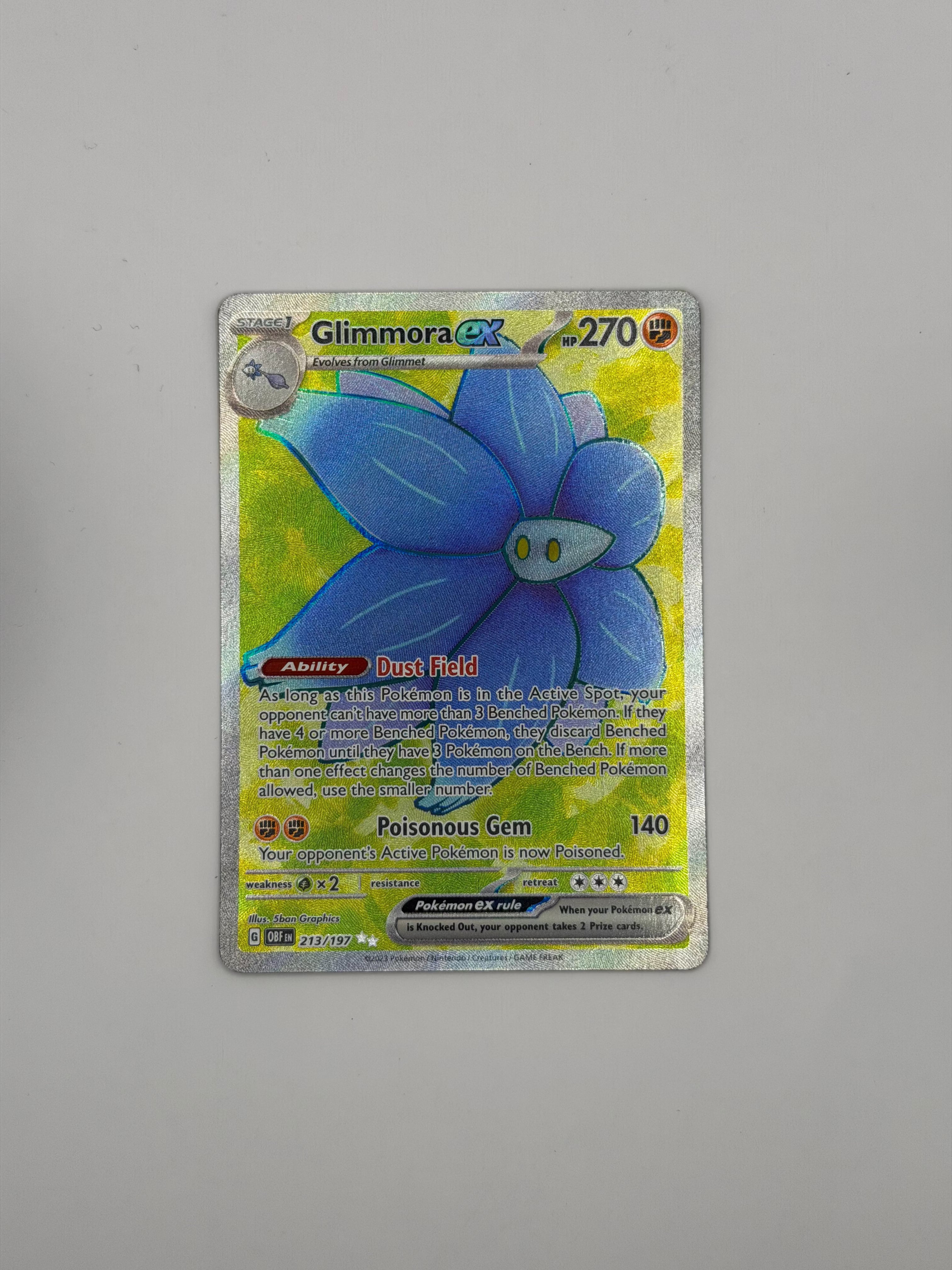 213/197 Glimmora ex - Obsidian Flames