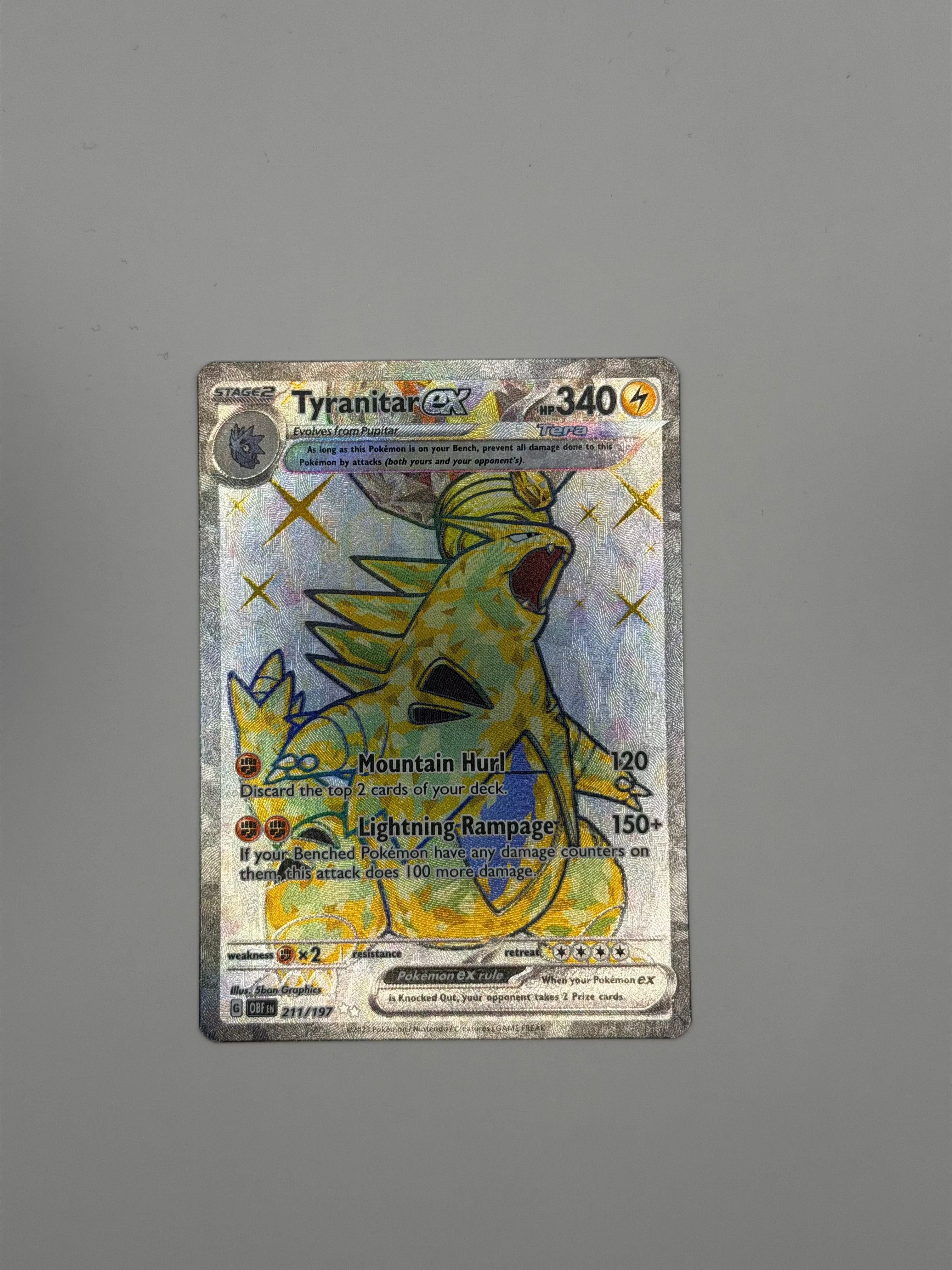 211/197 Tyranitar ex - Obsidian Flames