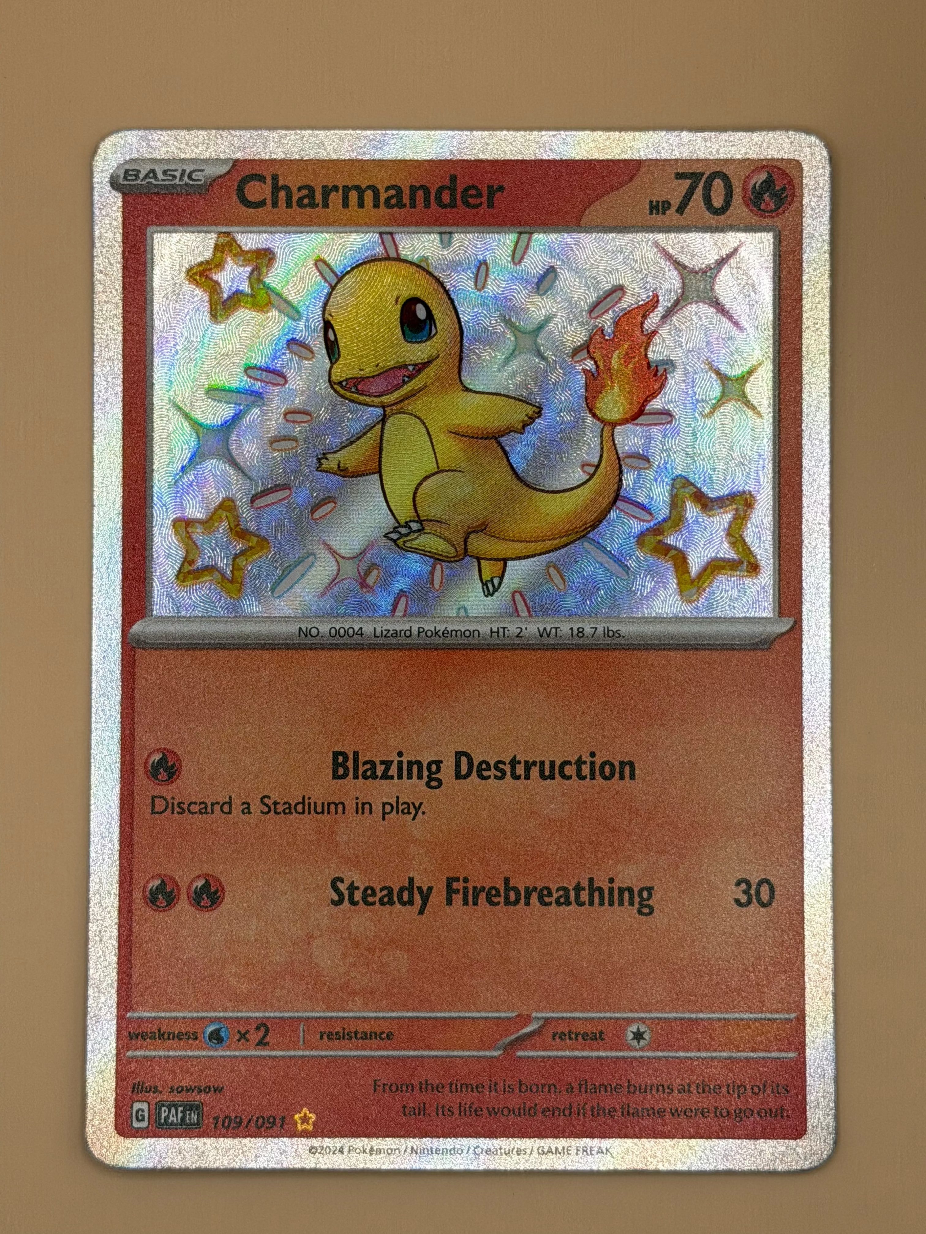 109/091 Charmander - Paldean Fates