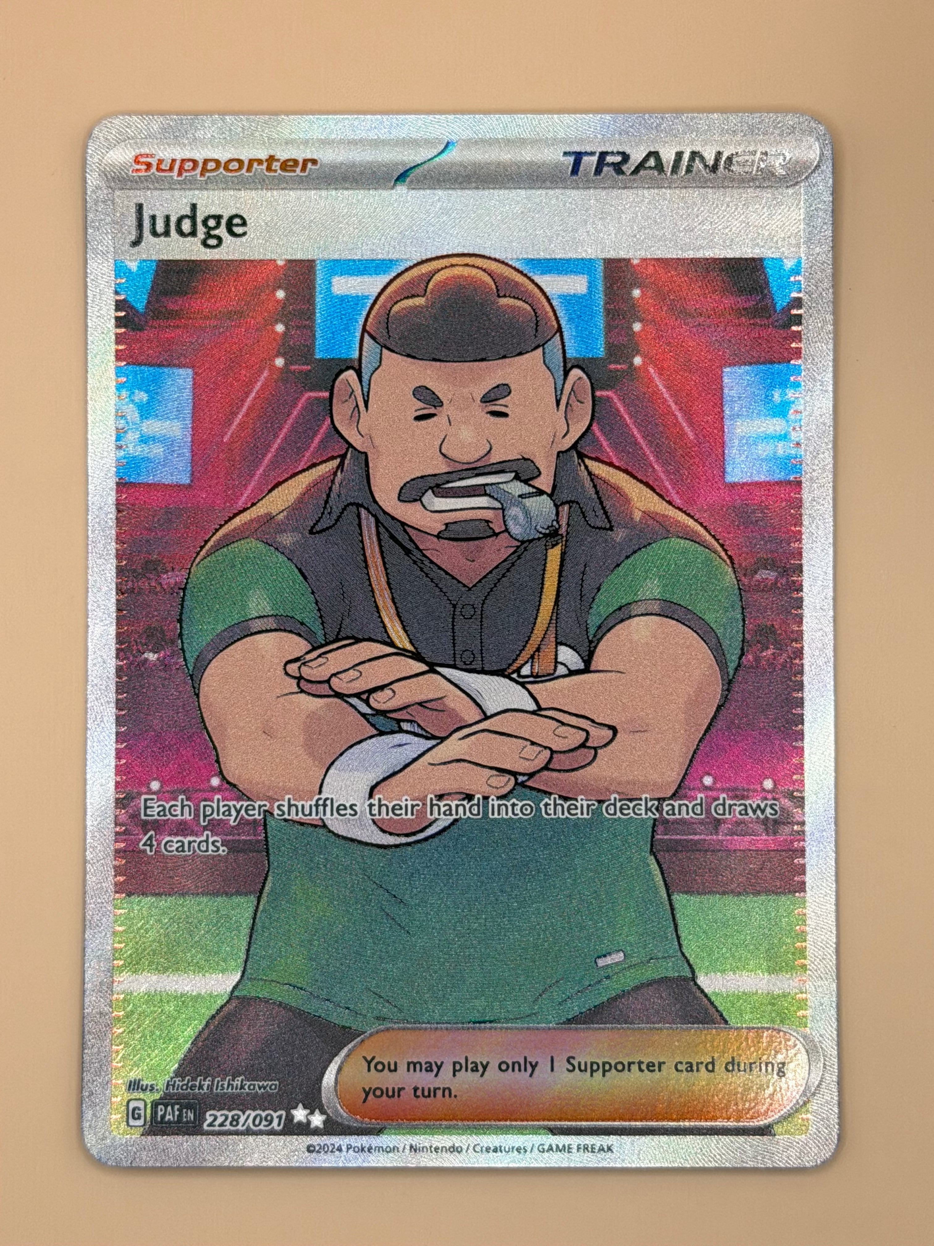 228/091 Judge - Paldean Fates