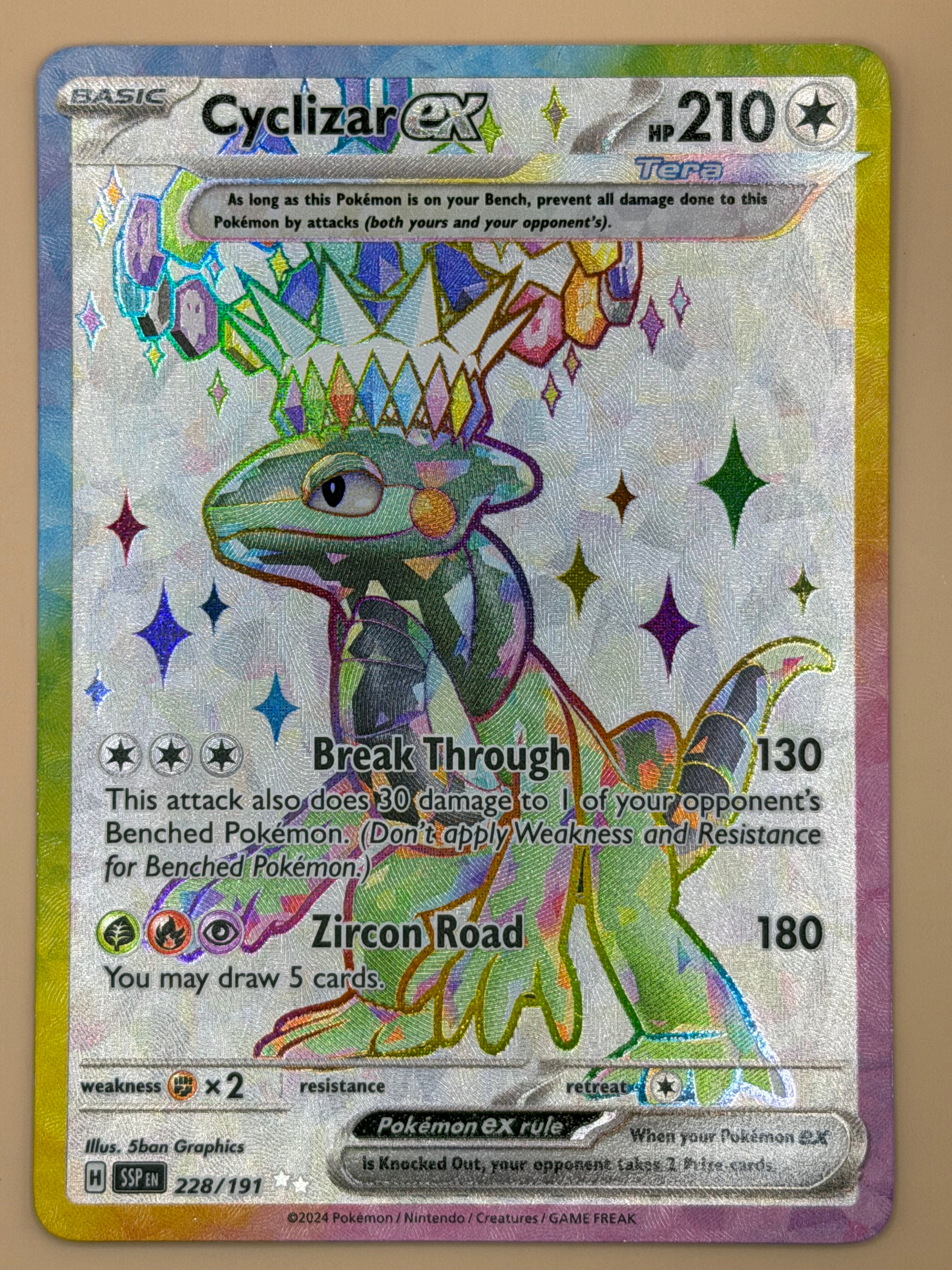 228/191 Cyclizar ex - Surging Sparks