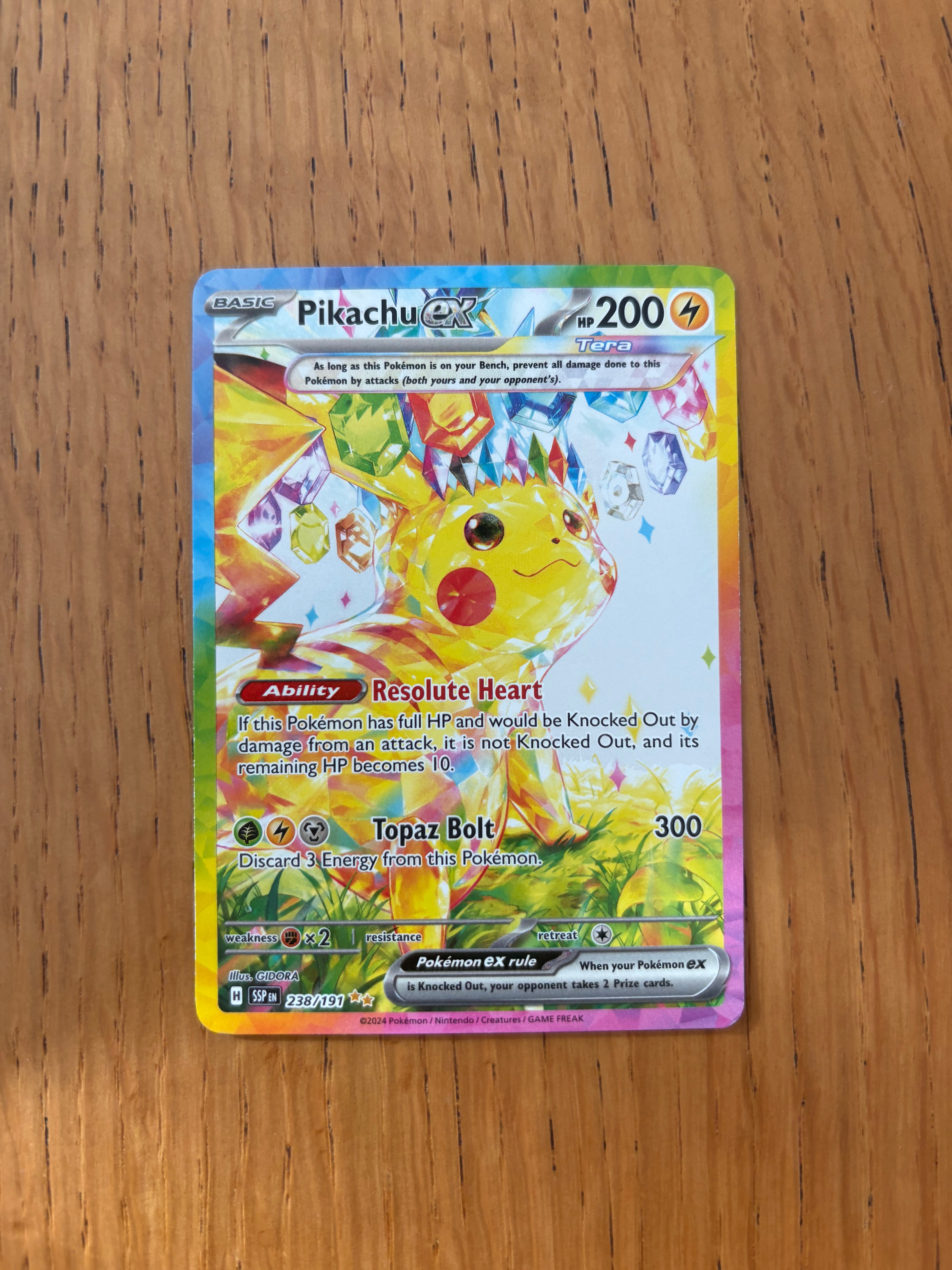 Pikachu Surging Sparks SIR