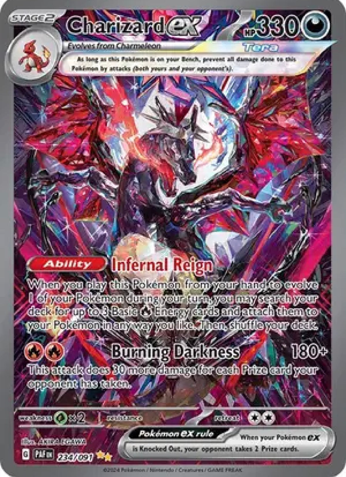 Charizard EX Paldean Fates SIR