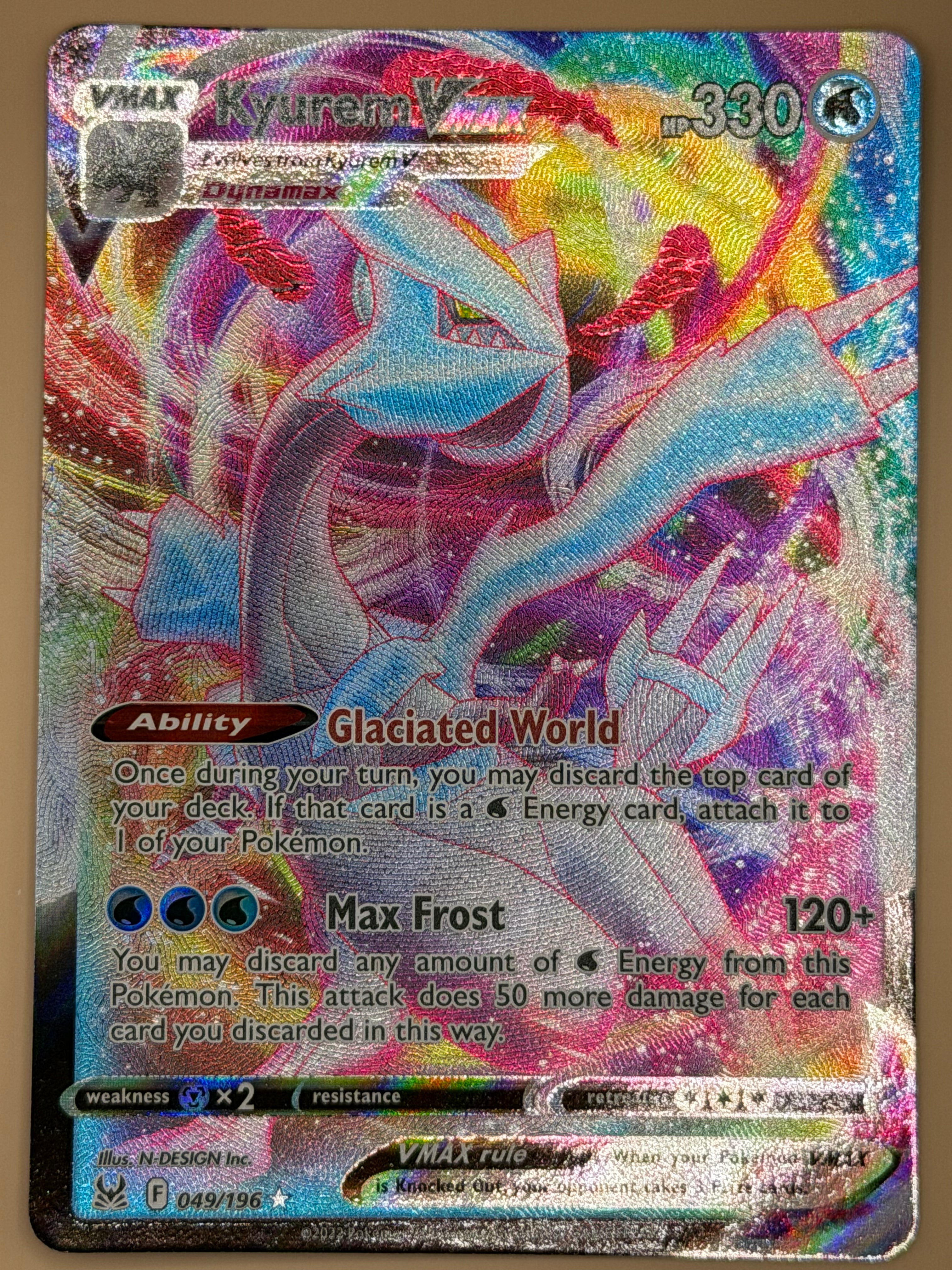 049/196 Kyurem Vmax - Lost Origin