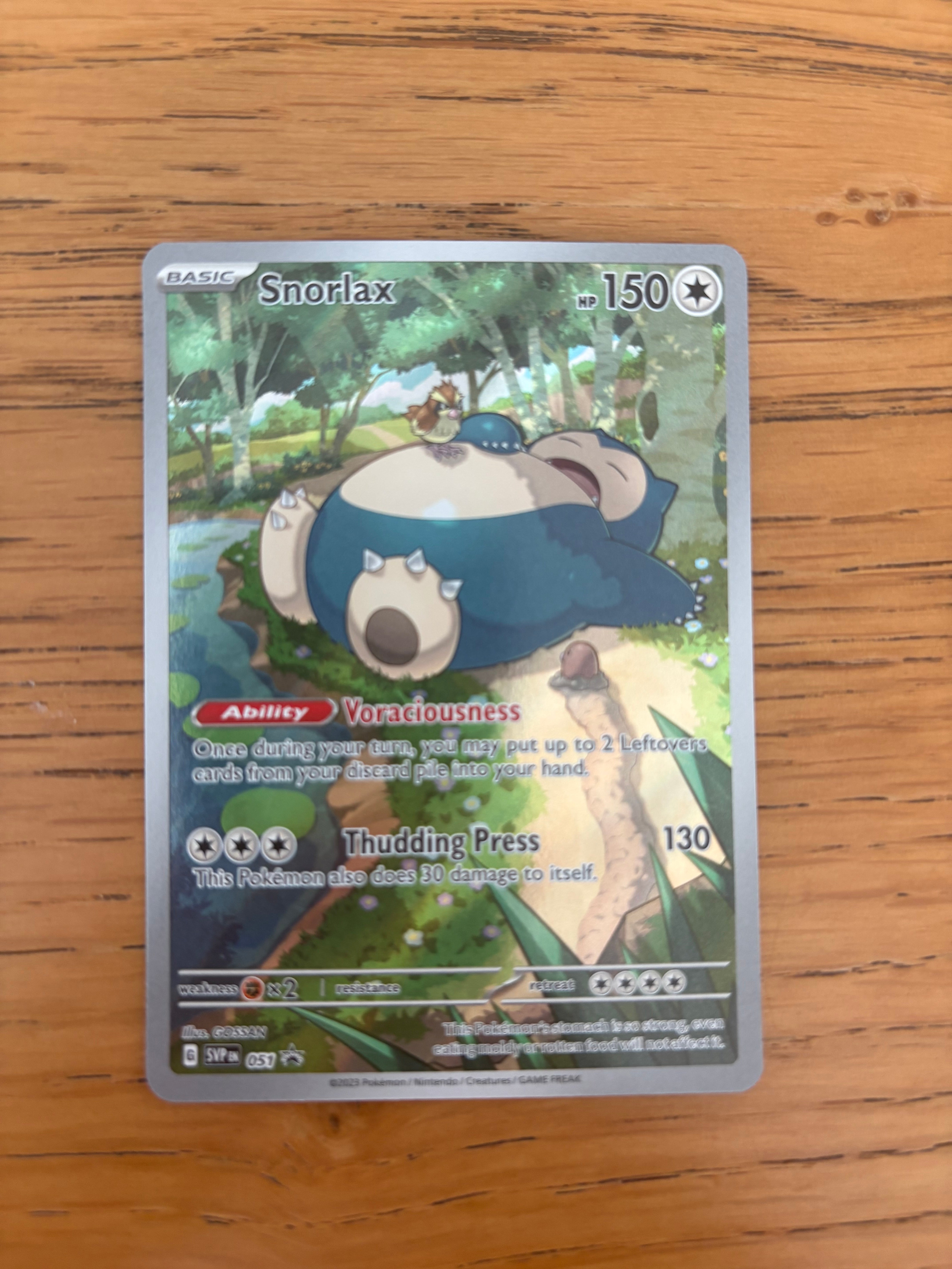 Snorlax Illustration Rare