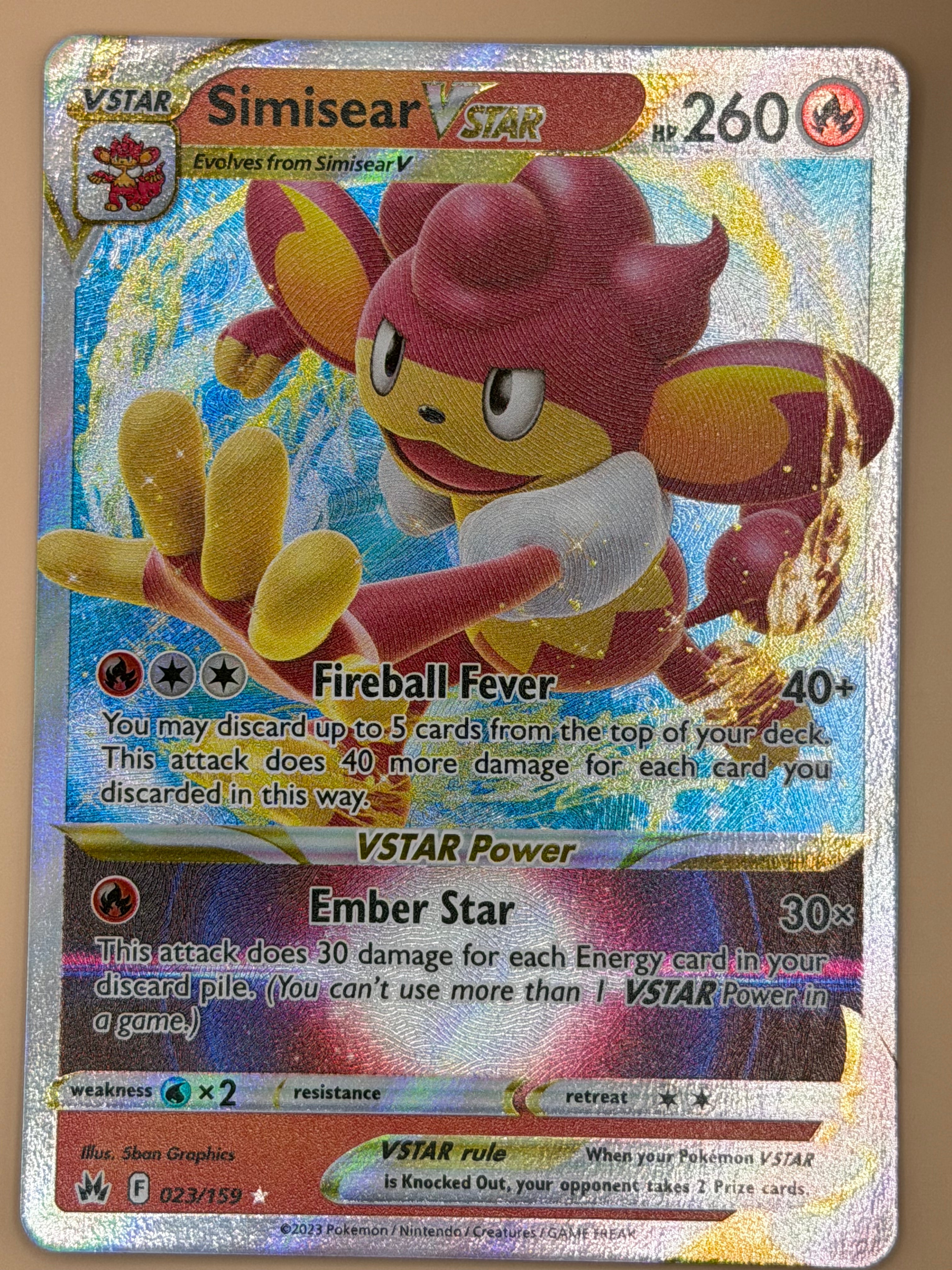 023/159 Simisear VStar - Crown Zenith