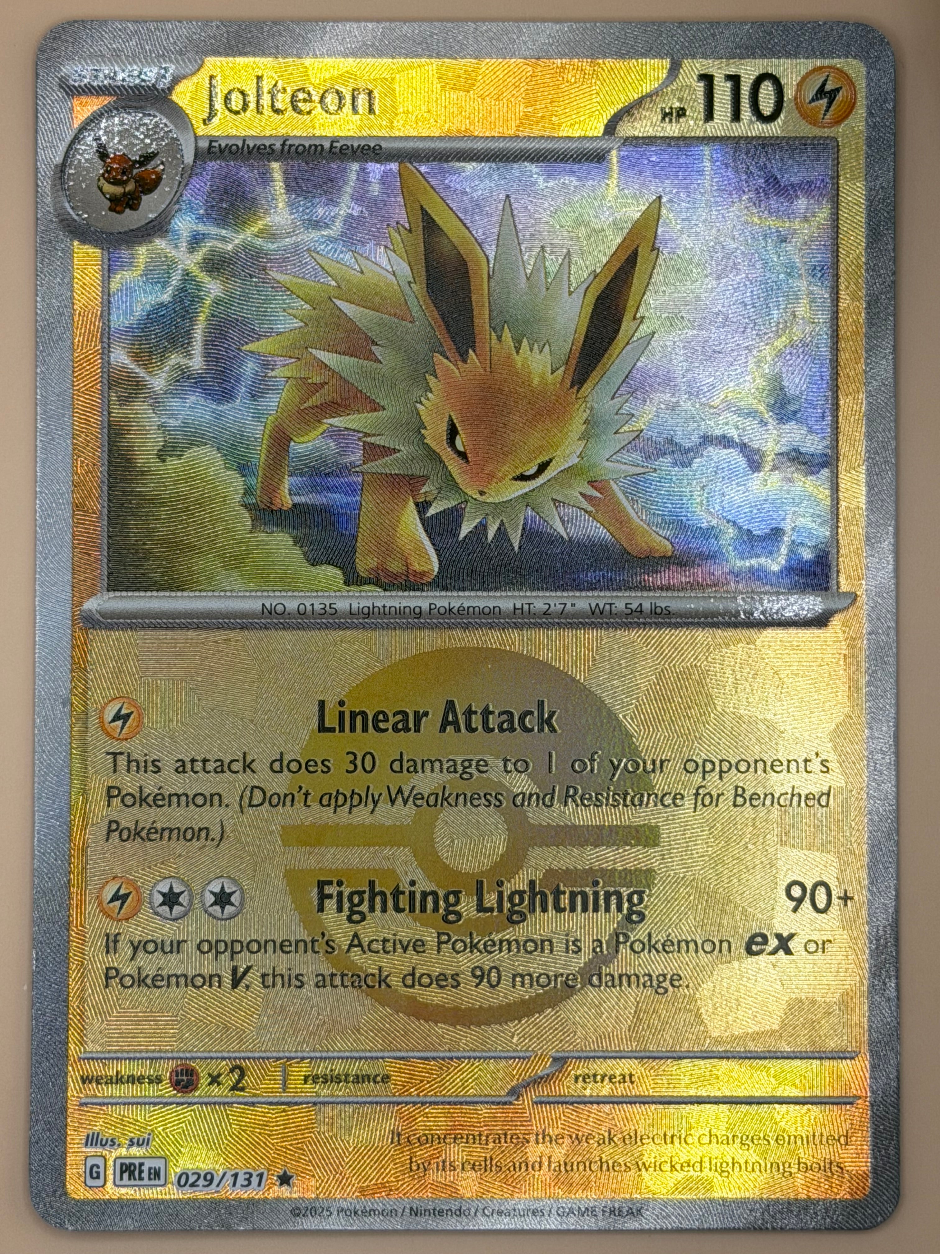 029/132 Jolteon - Pokeball Pattern - Prismatic Evolutions
