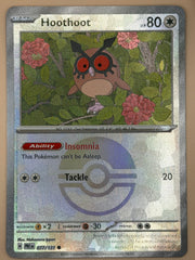 077/132 Hoothoot - Pokeball Pattern - Prismatic Evolutions