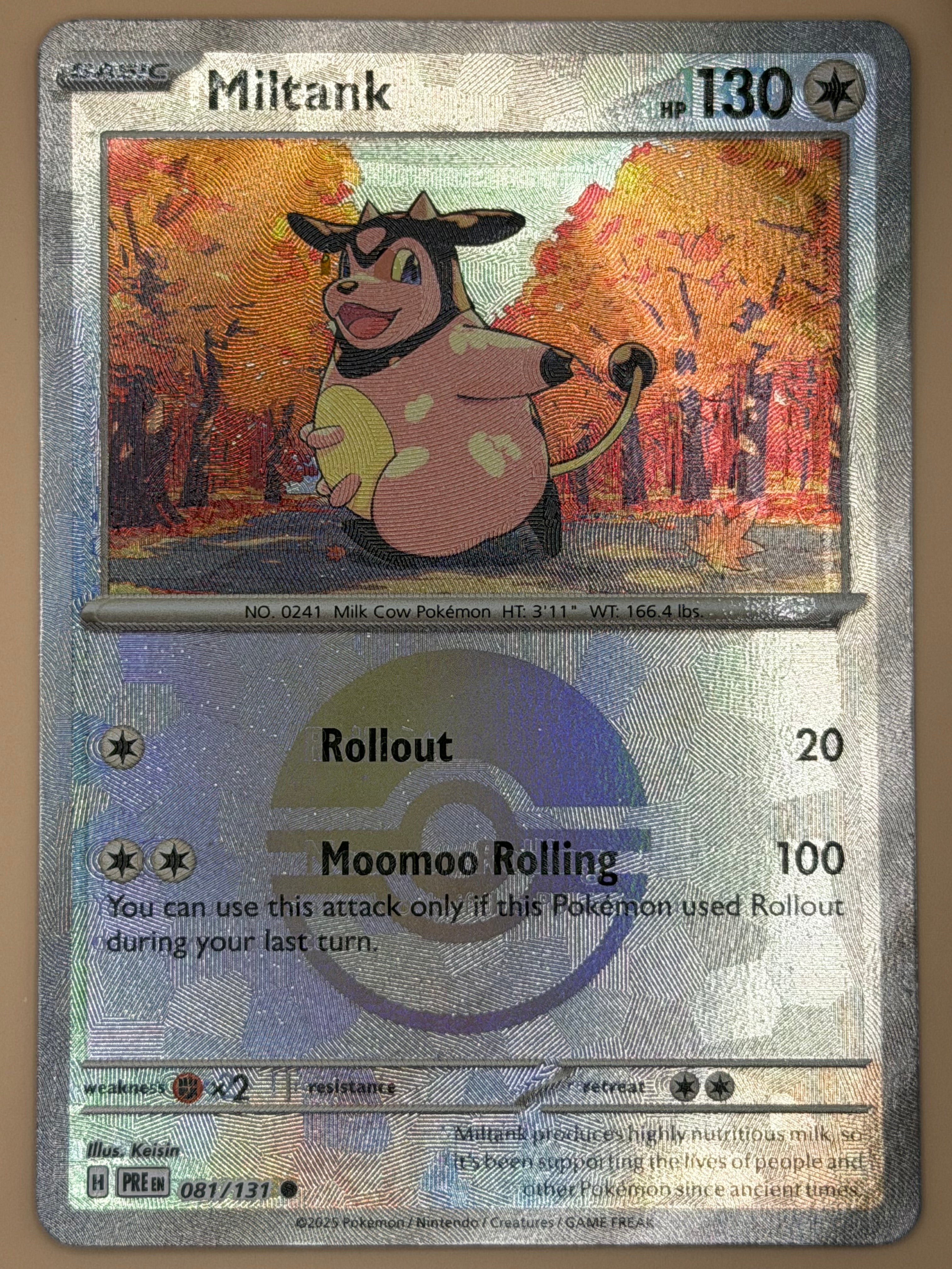 082/132 Miltank - Pokeball Pattern - Prismatic Evolutions