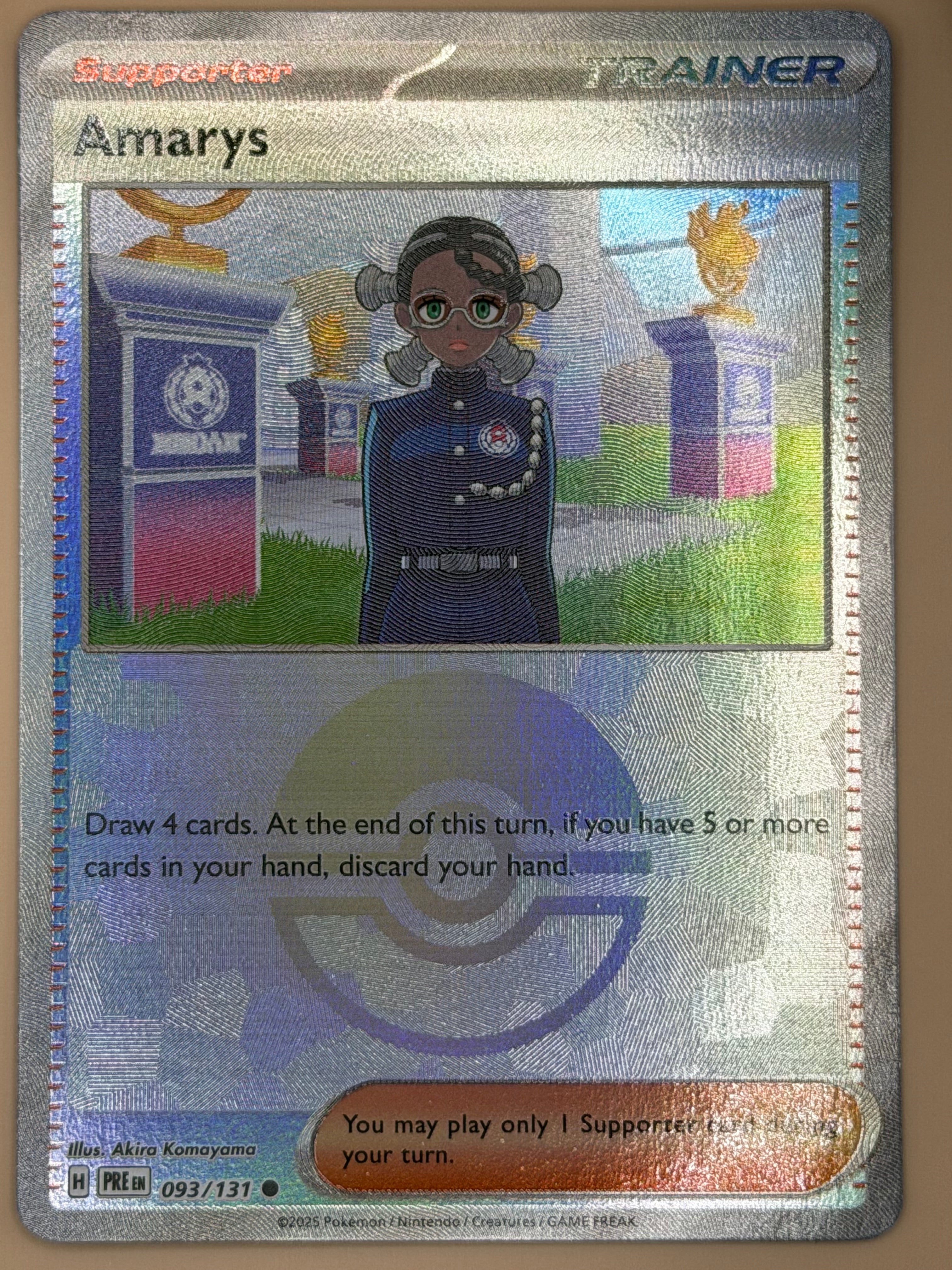093/132 Amarys - Pokeball Pattern - Prismatic Evolutions