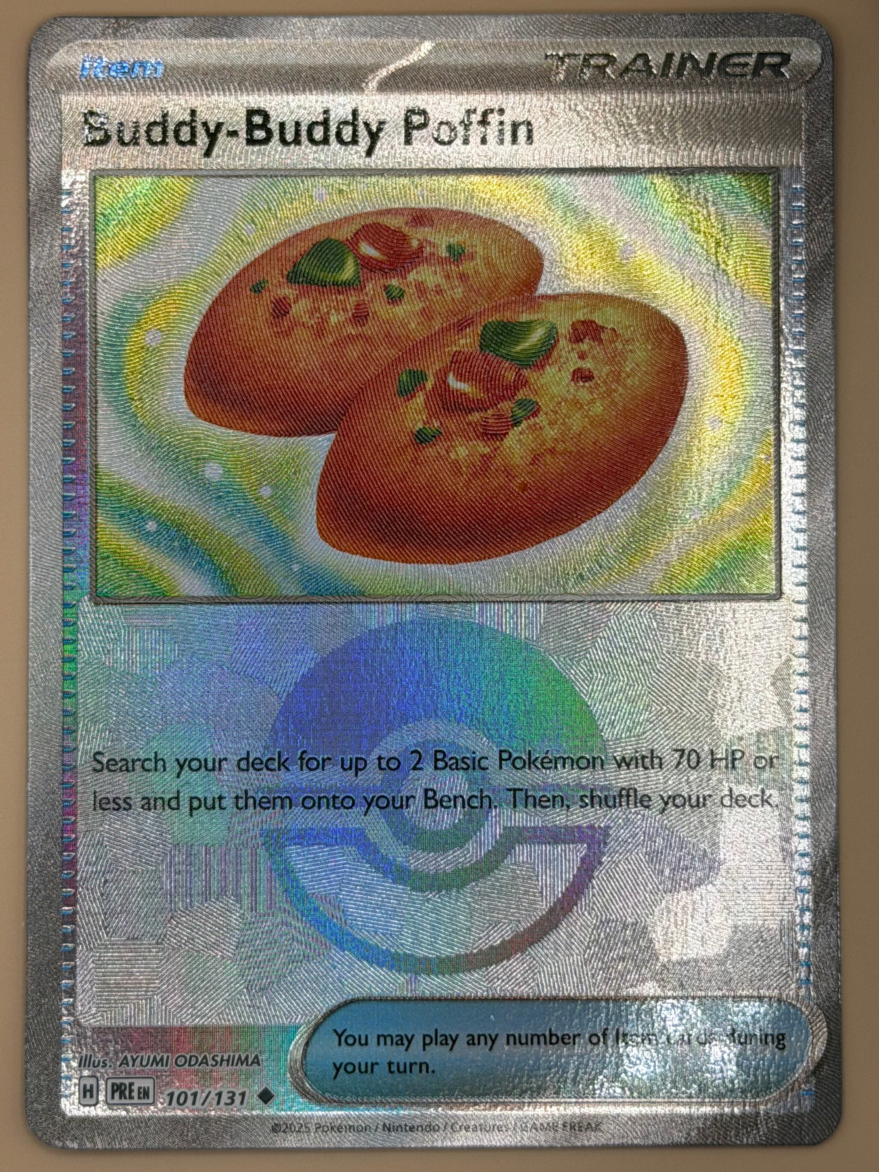 101/132 Buddy-Buddy Poffin - Pokeball Pattern - Prismatic Evolutions