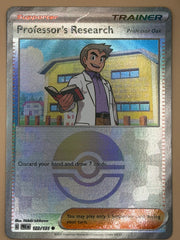 122/132 Professor's Research (Oak) - Pokeball Pattern - Prismatic Evolutions