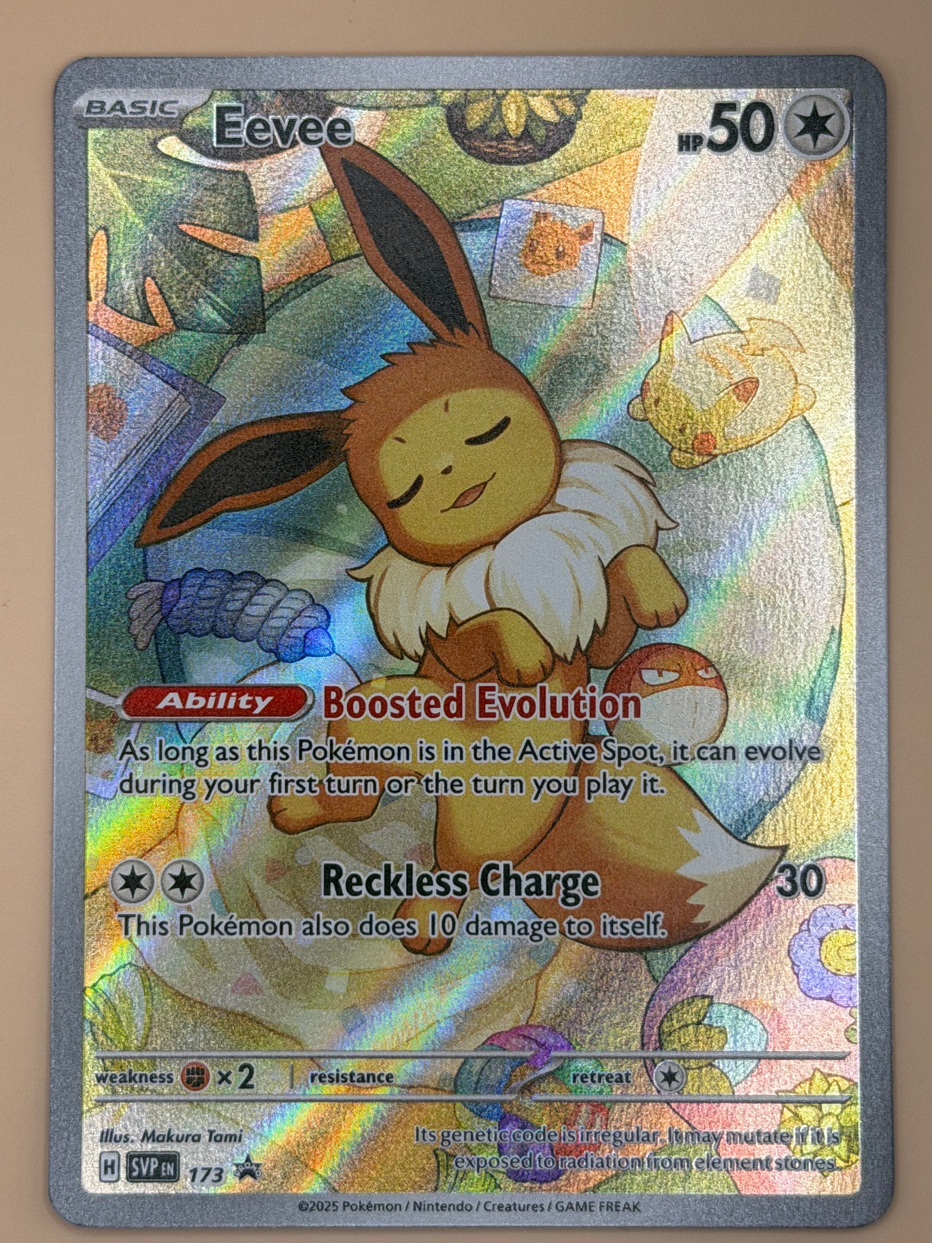 173 Eevee - S&V Black Star Promo