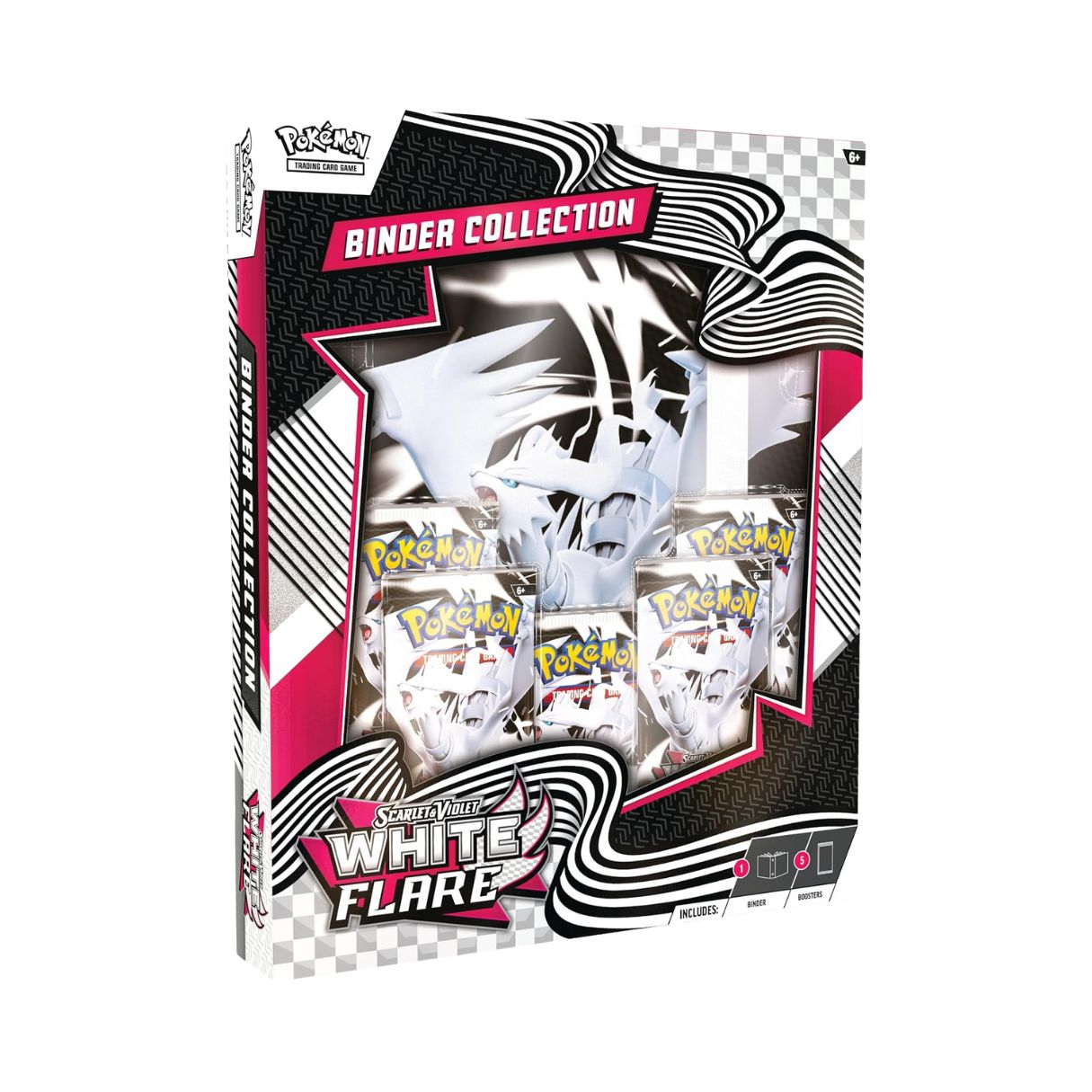 White Flare Binder Collection