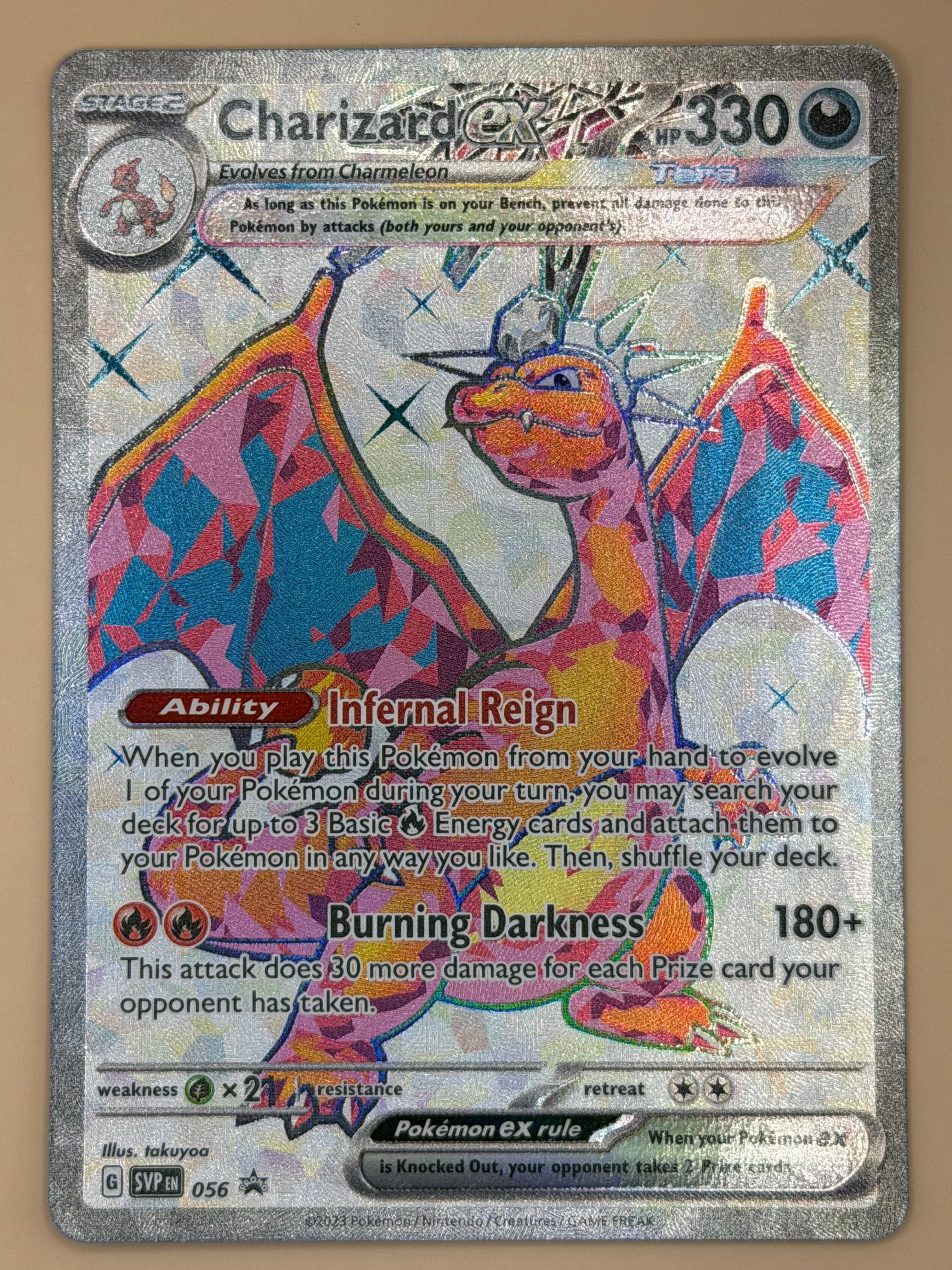 056 Charizard ex - S&V Black Star Promo