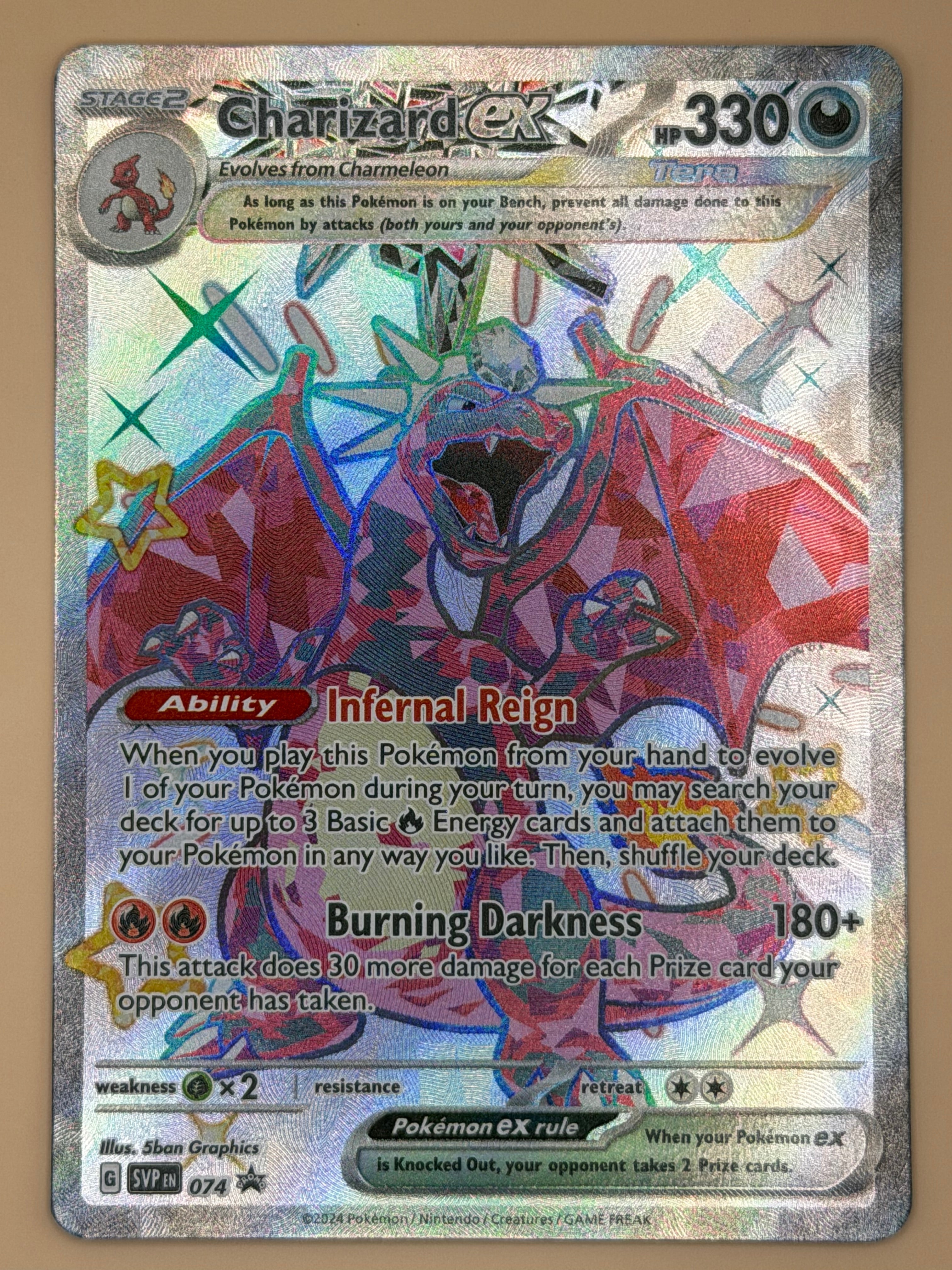 074 Charizard ex - S&V Black Star Promo