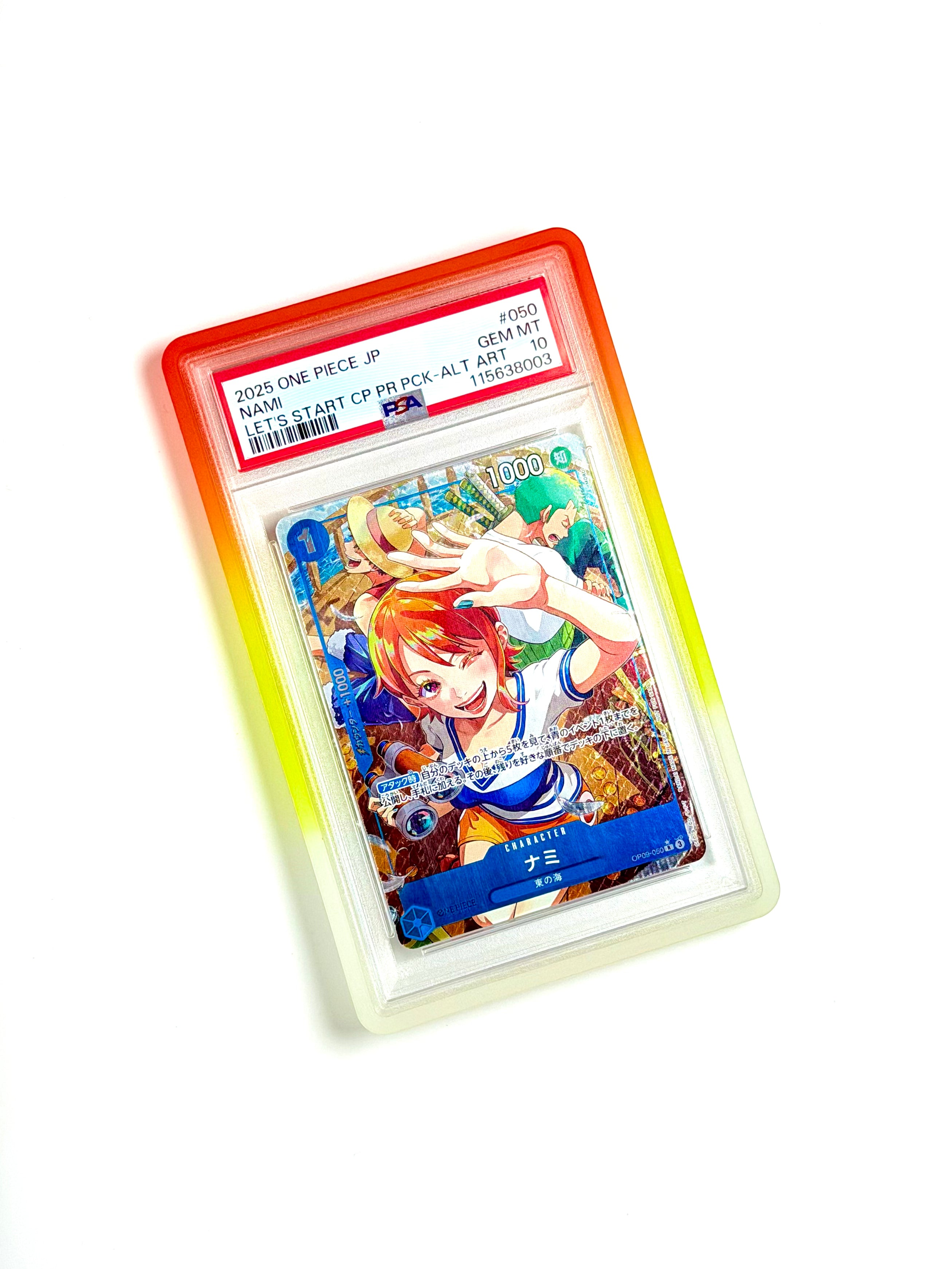 PSA 10 - One Piece - Nami - Let's Start Campaign (Textured Chase Ver.)