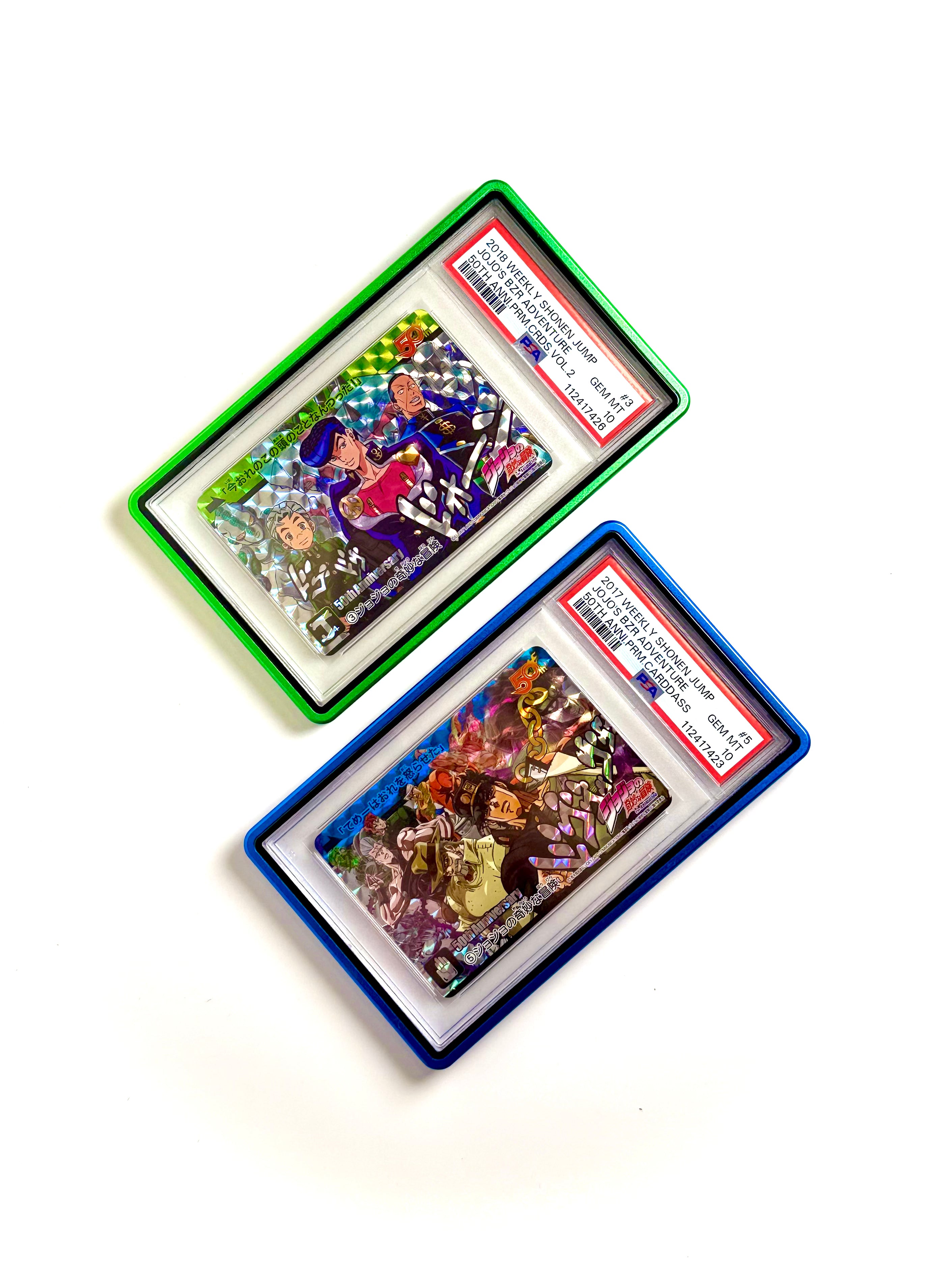 PSA 10 - Jojo's Bizzare Adventure - Shonen Jump 50th Anniversary Premium Collection Carddass (2 Slabs Bundle)