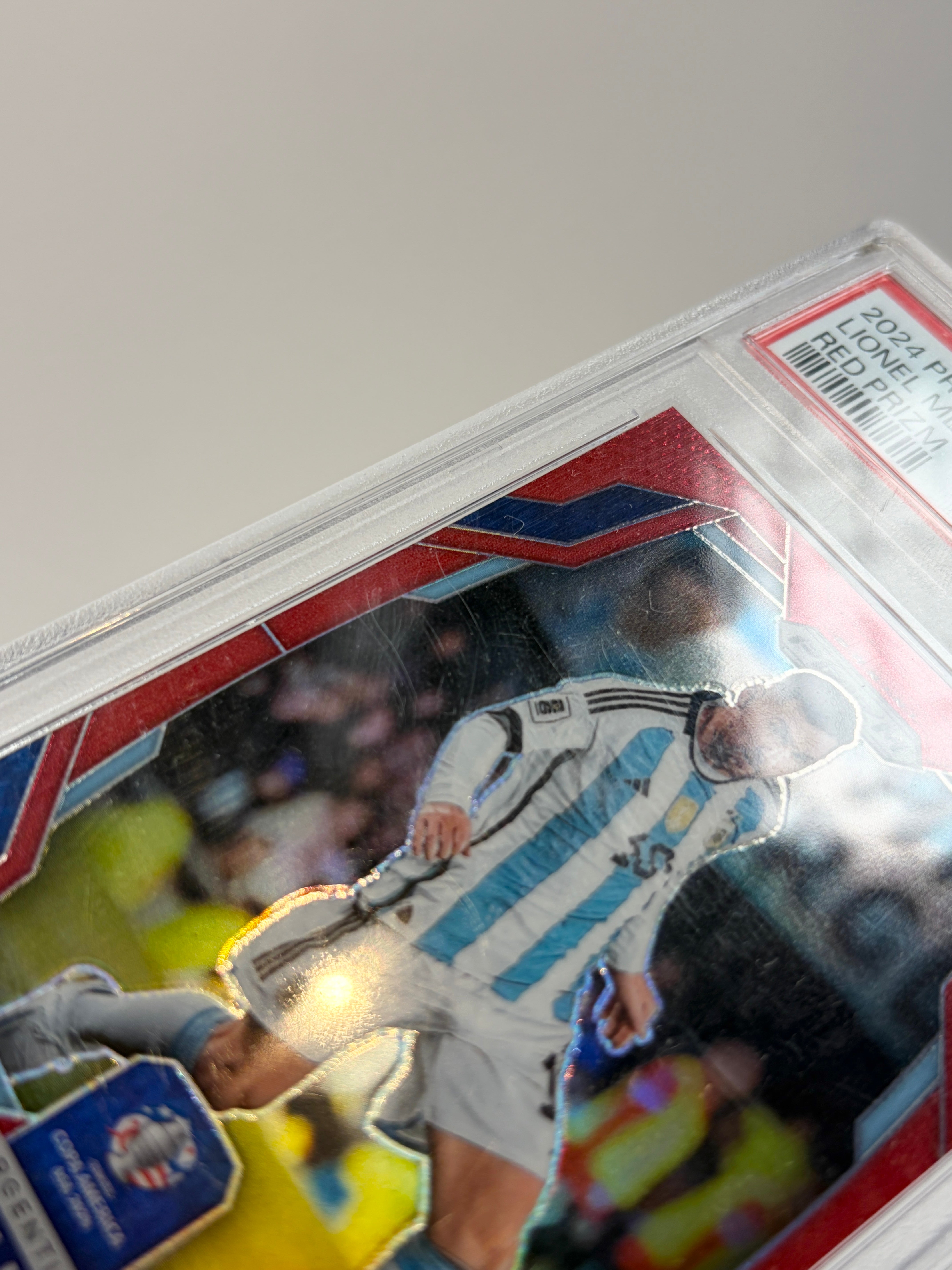 2024 Panini Prizm Copa America Lionel Messi #1 Red Prizm /199 PSA 10 GEM MINT Argentina