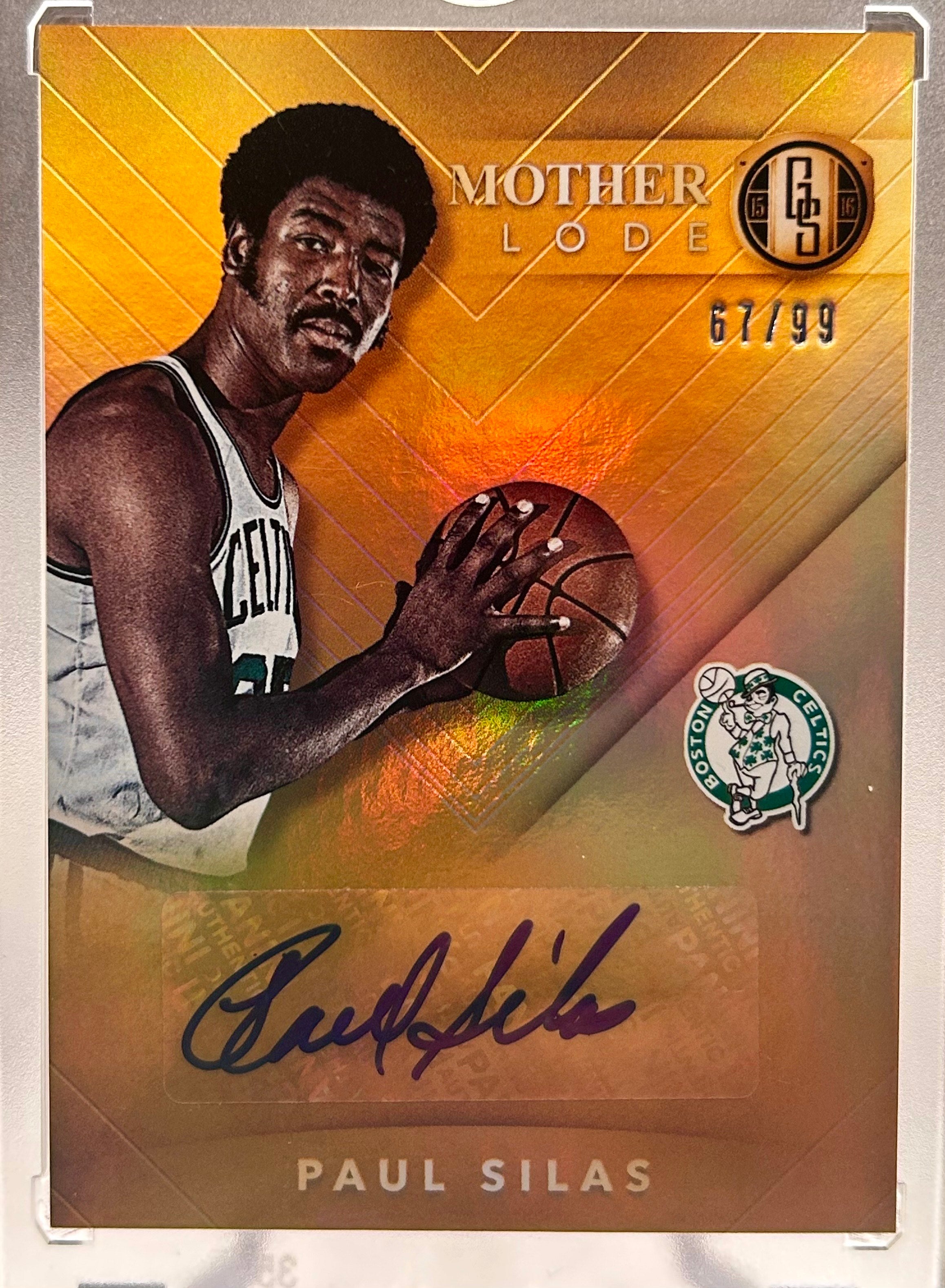 Paul Silas 2015 Gold Standard Mother Lode Autograph /99