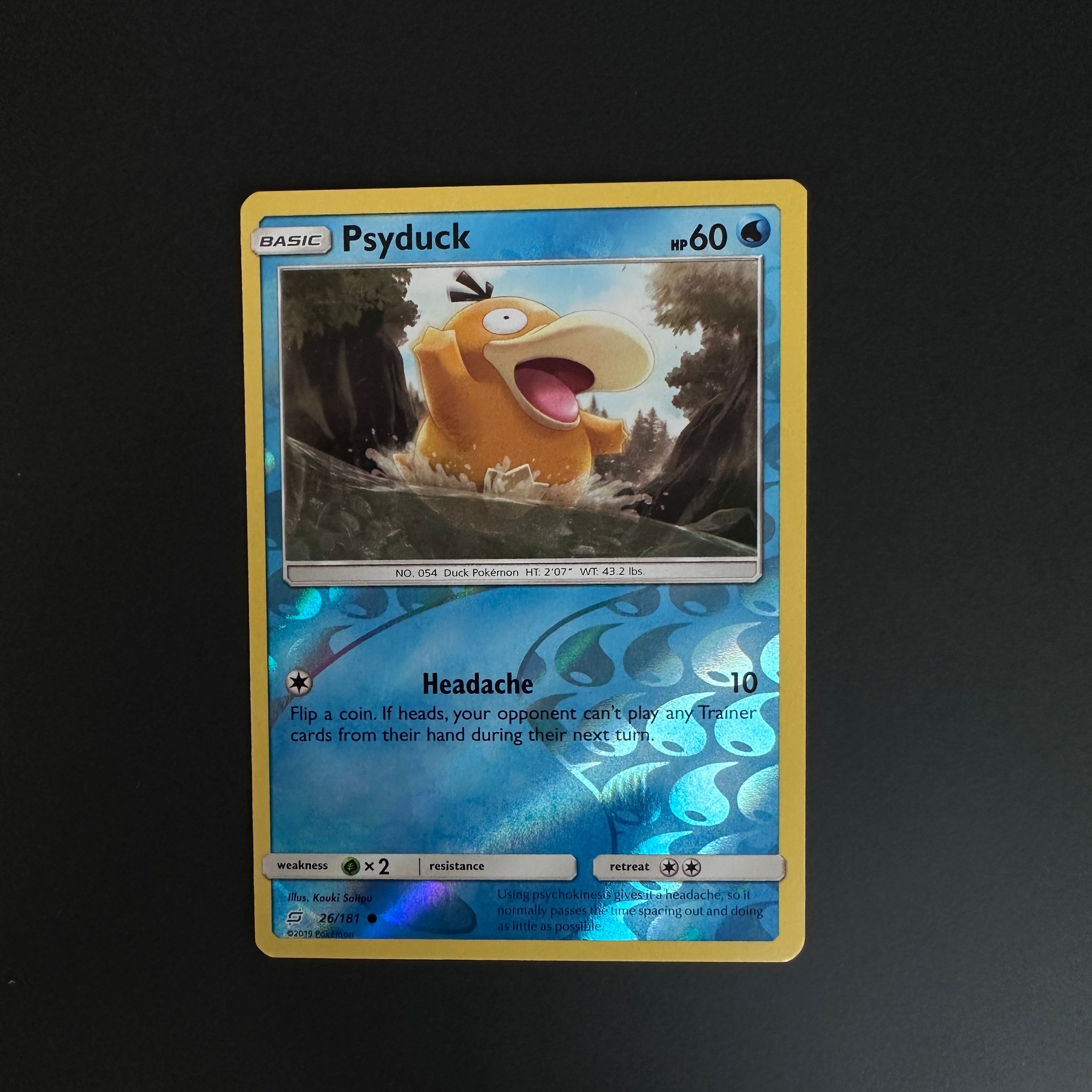 Psyduck 26/181 Common Team Up Pokemon Reverse Holo Near Mint