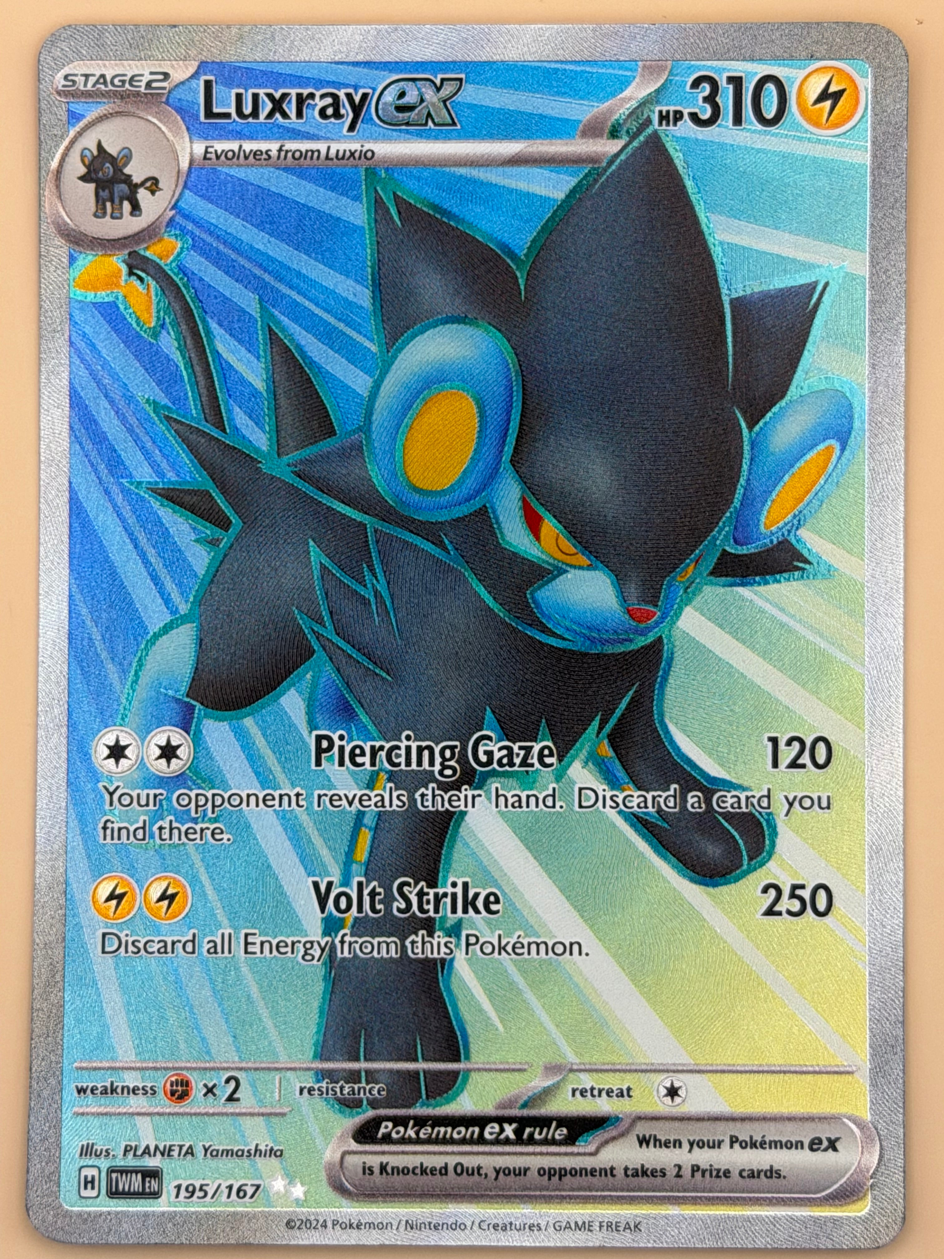 195/167 Luxray ex - Twilight Masquerade