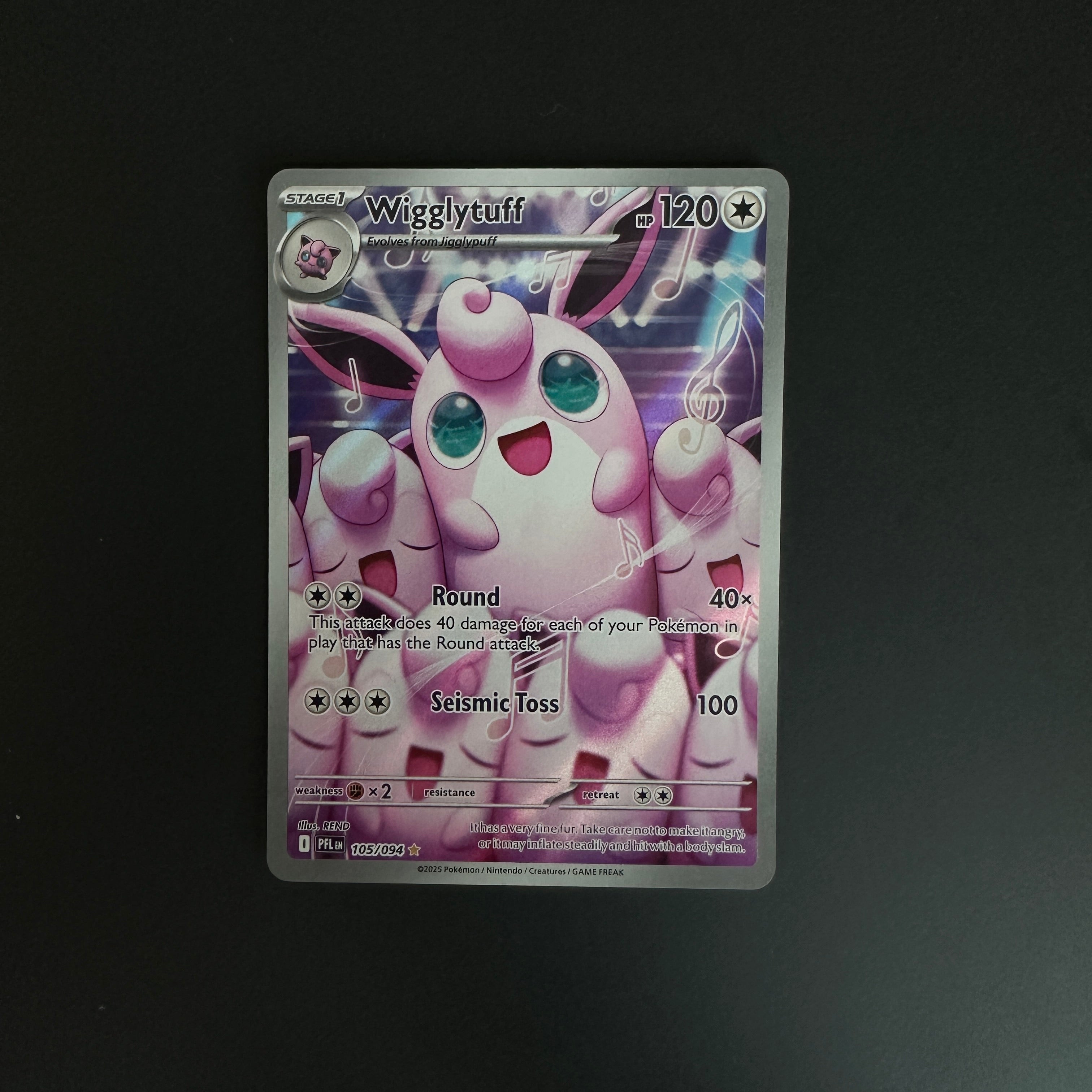 Wigglytuff Phantasmal Flames Illustration Rare 105/094