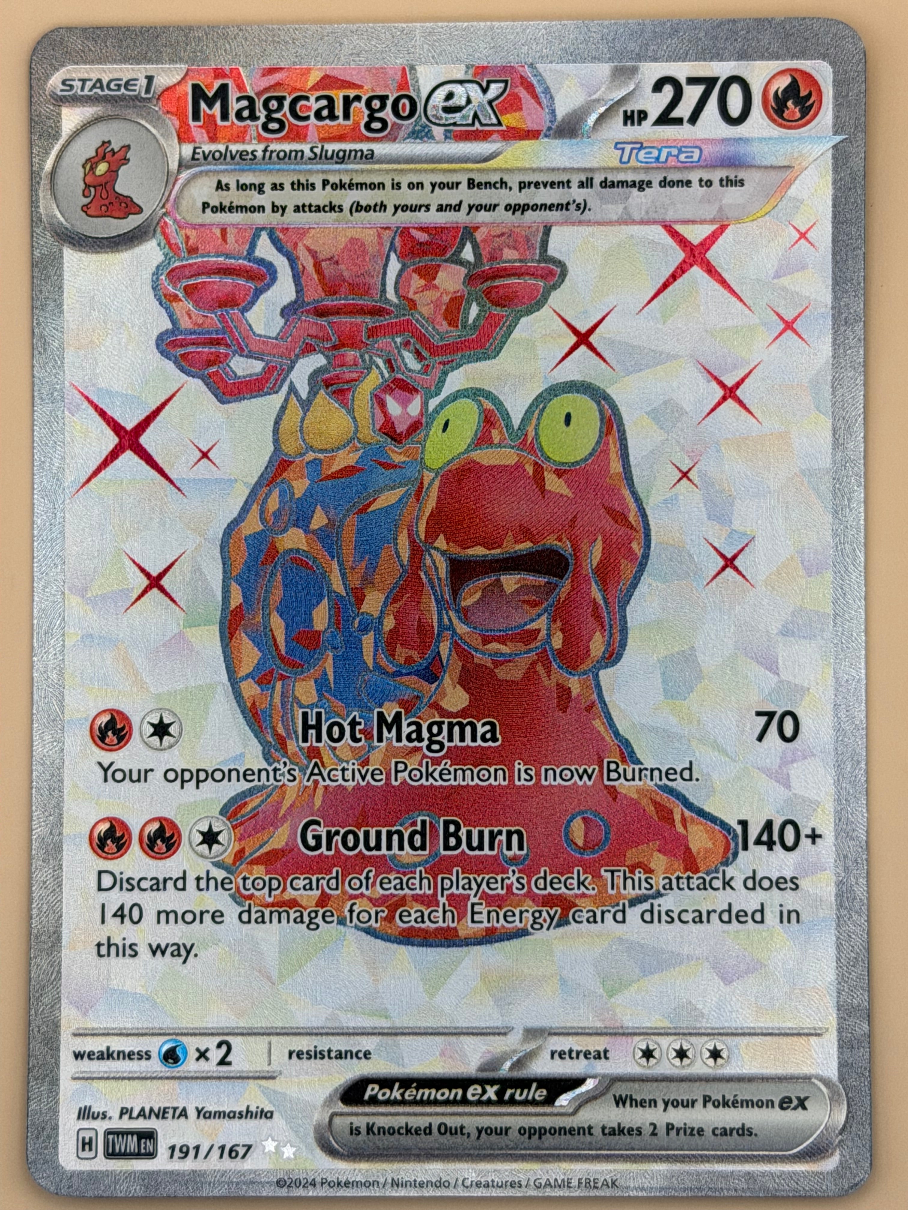 191/167 Magcargo ex - Twilight Masquerade
