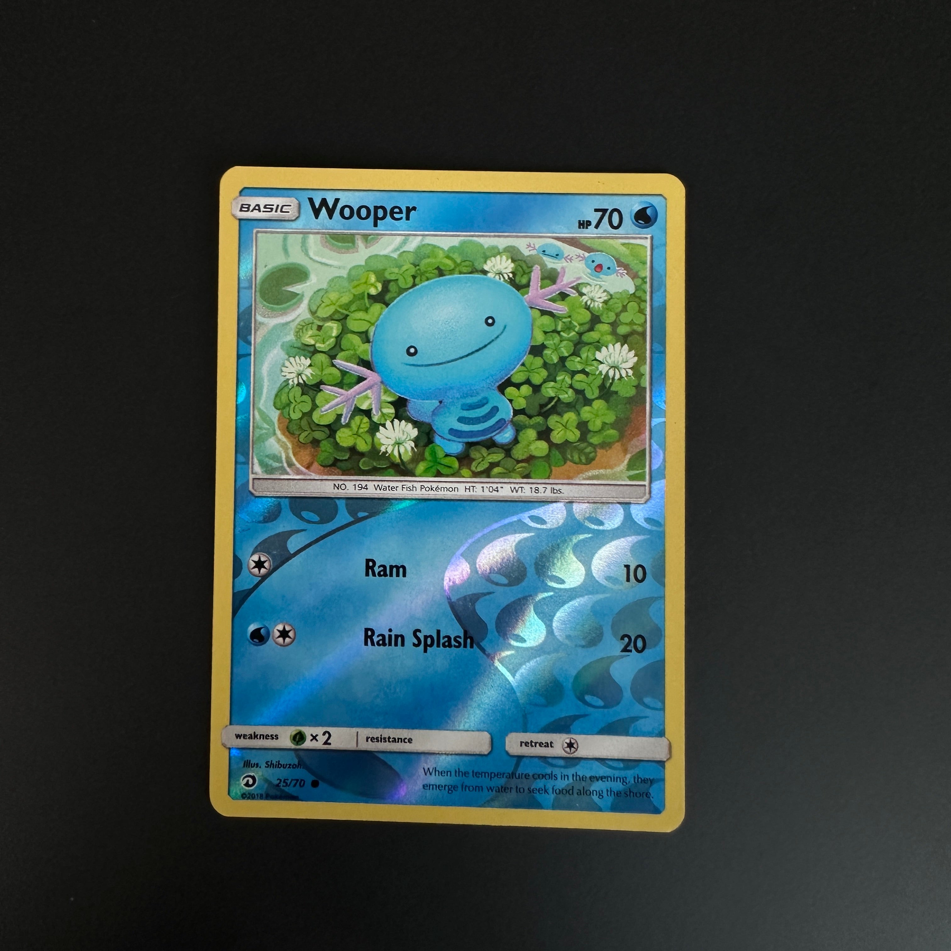 Wooper - Dragon Majesty Reverse Holo 25/70
