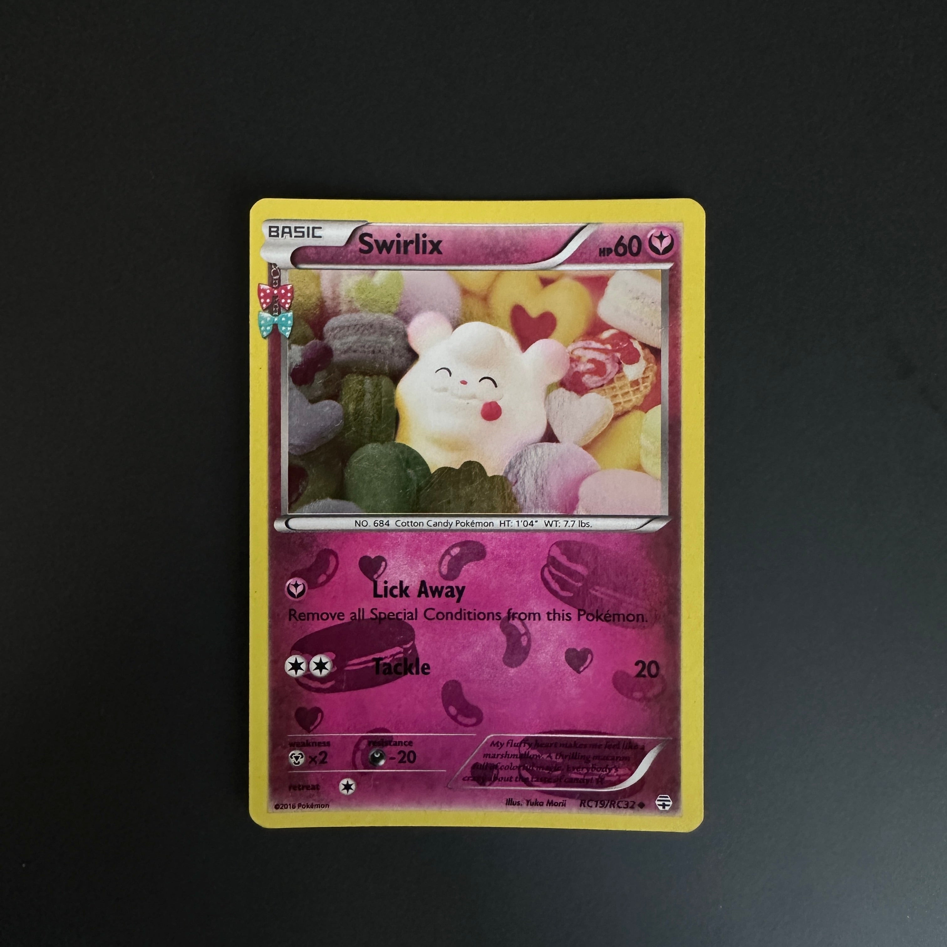 Swirlix RC19/RC32 Uncommon Generations Pokemon Holo Near Mint
