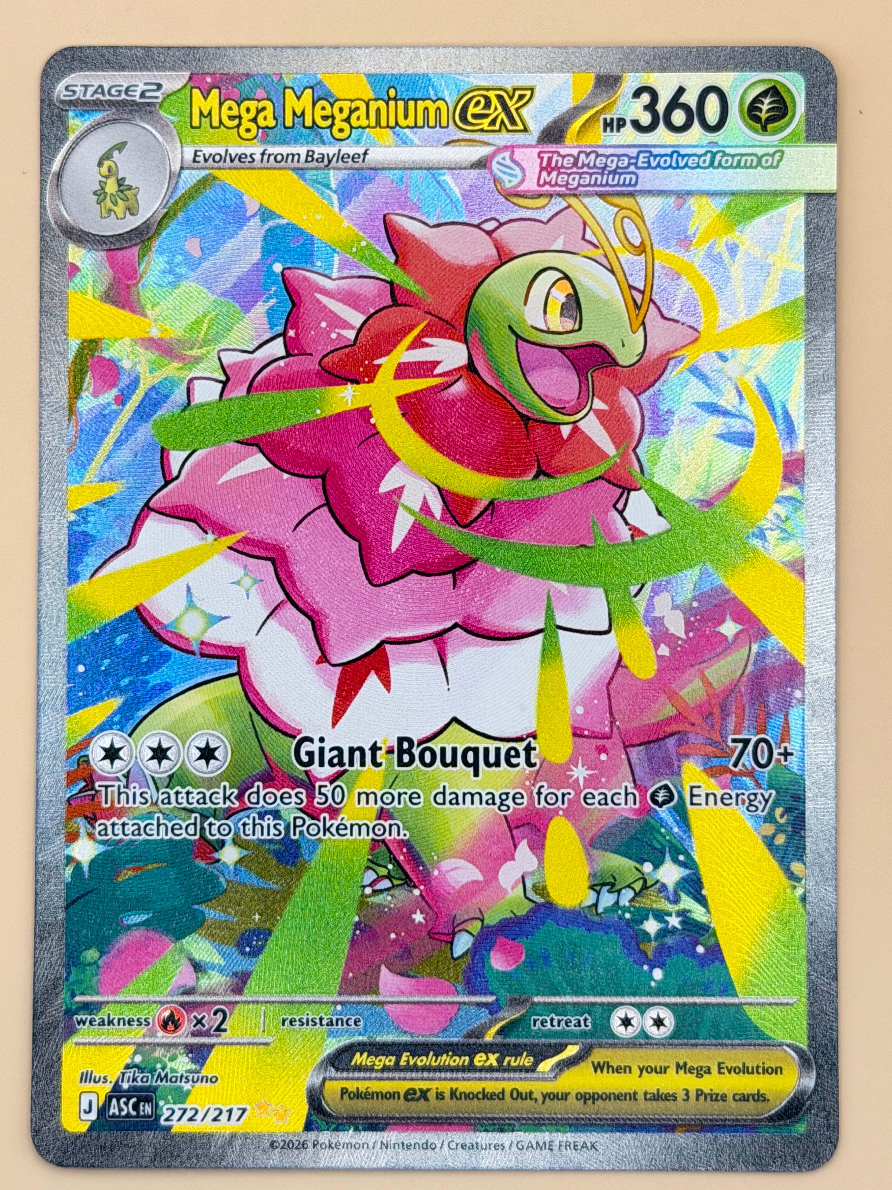272/217 Mega Meganium ex - Ascended Heroes