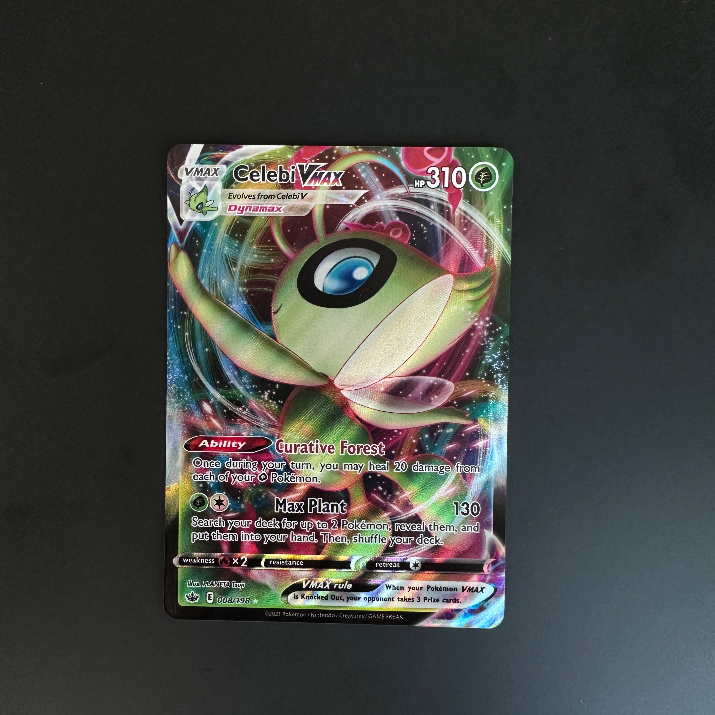 Celebi VMAX Chilling Reign Ultra Rare 008/198