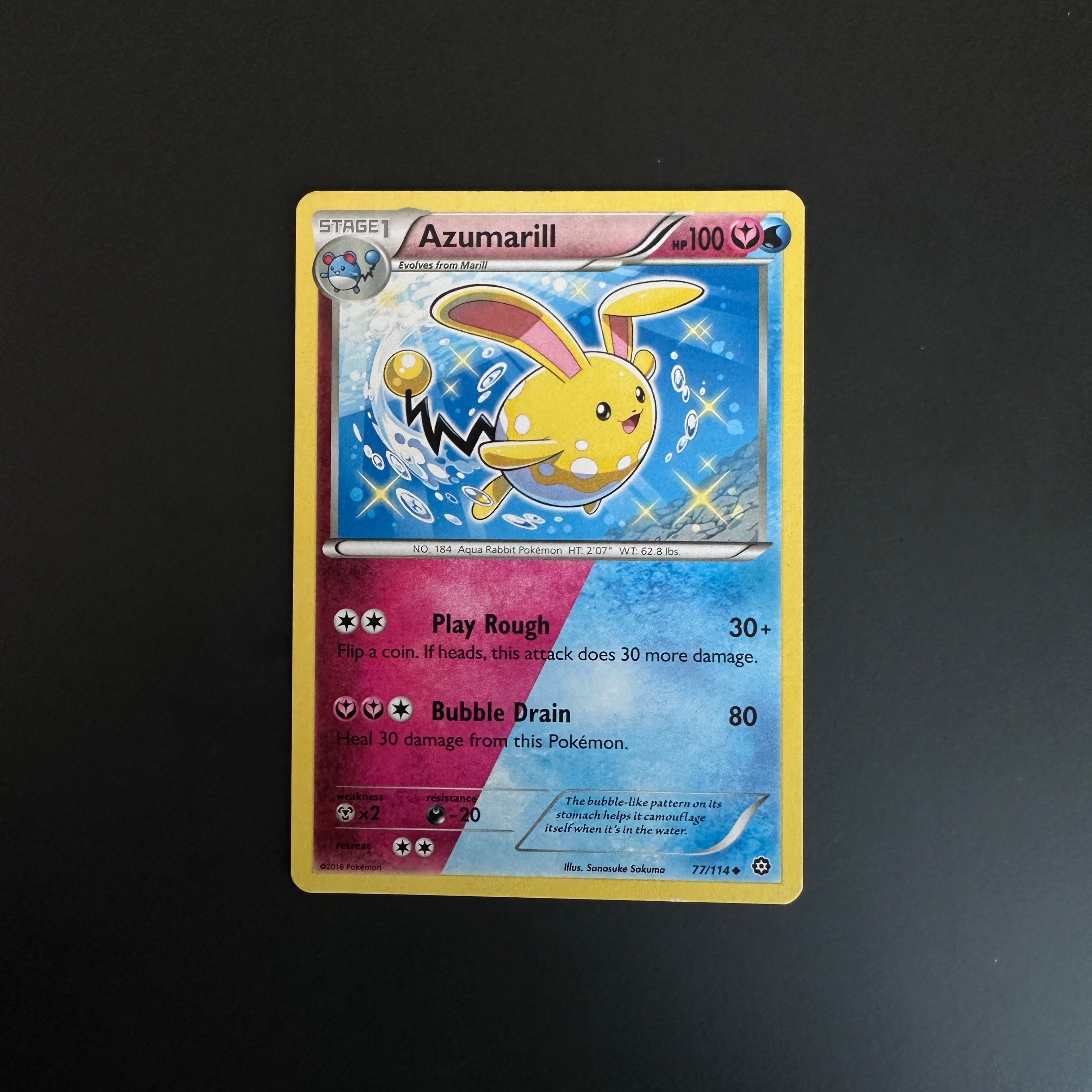 Azumarill Steam Siege Uncommon