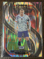 2024-25 Panini Select FIFA Erling Haaland #183 Prizm — Norway (Mezzanine)