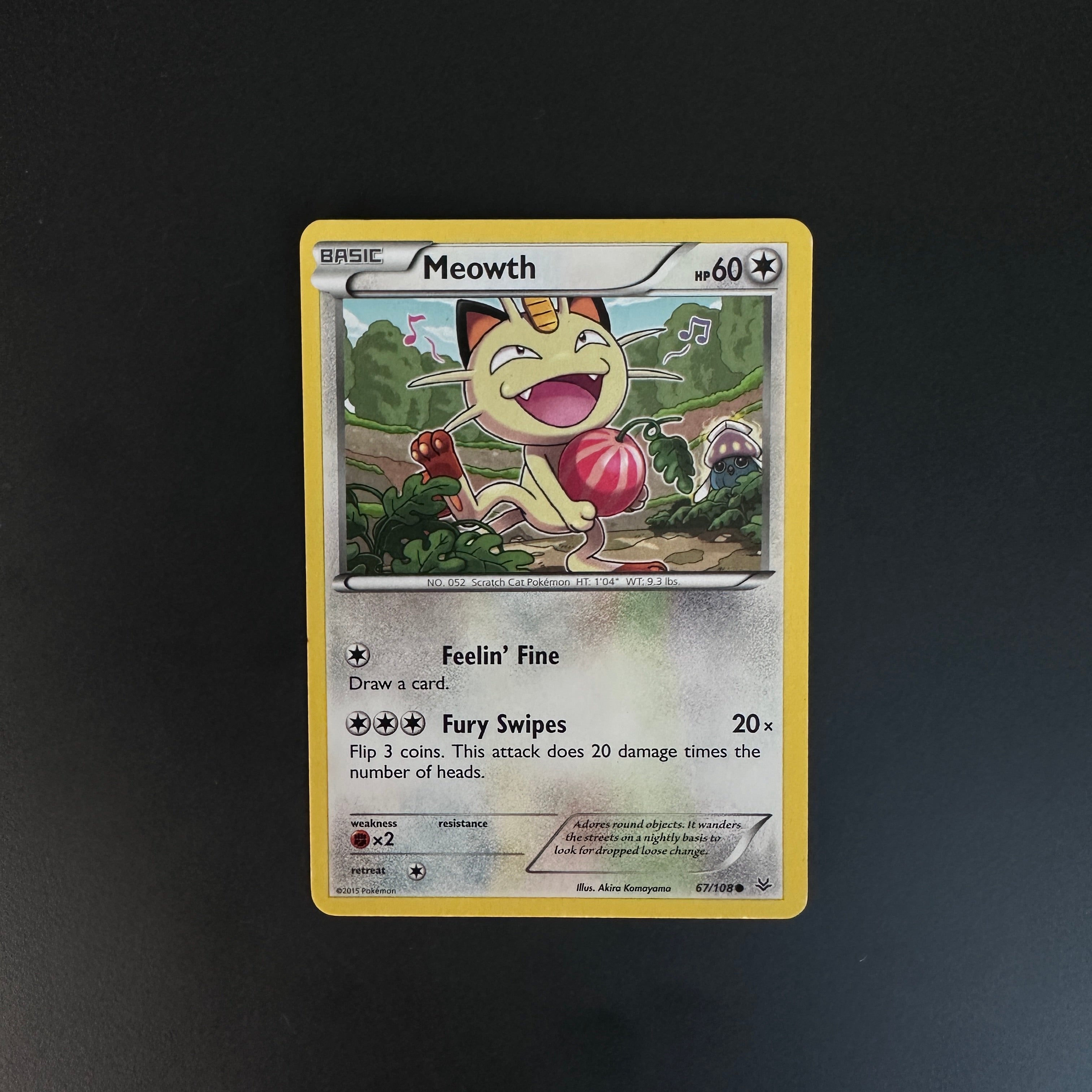 Meowth Roaring Skies Common 67