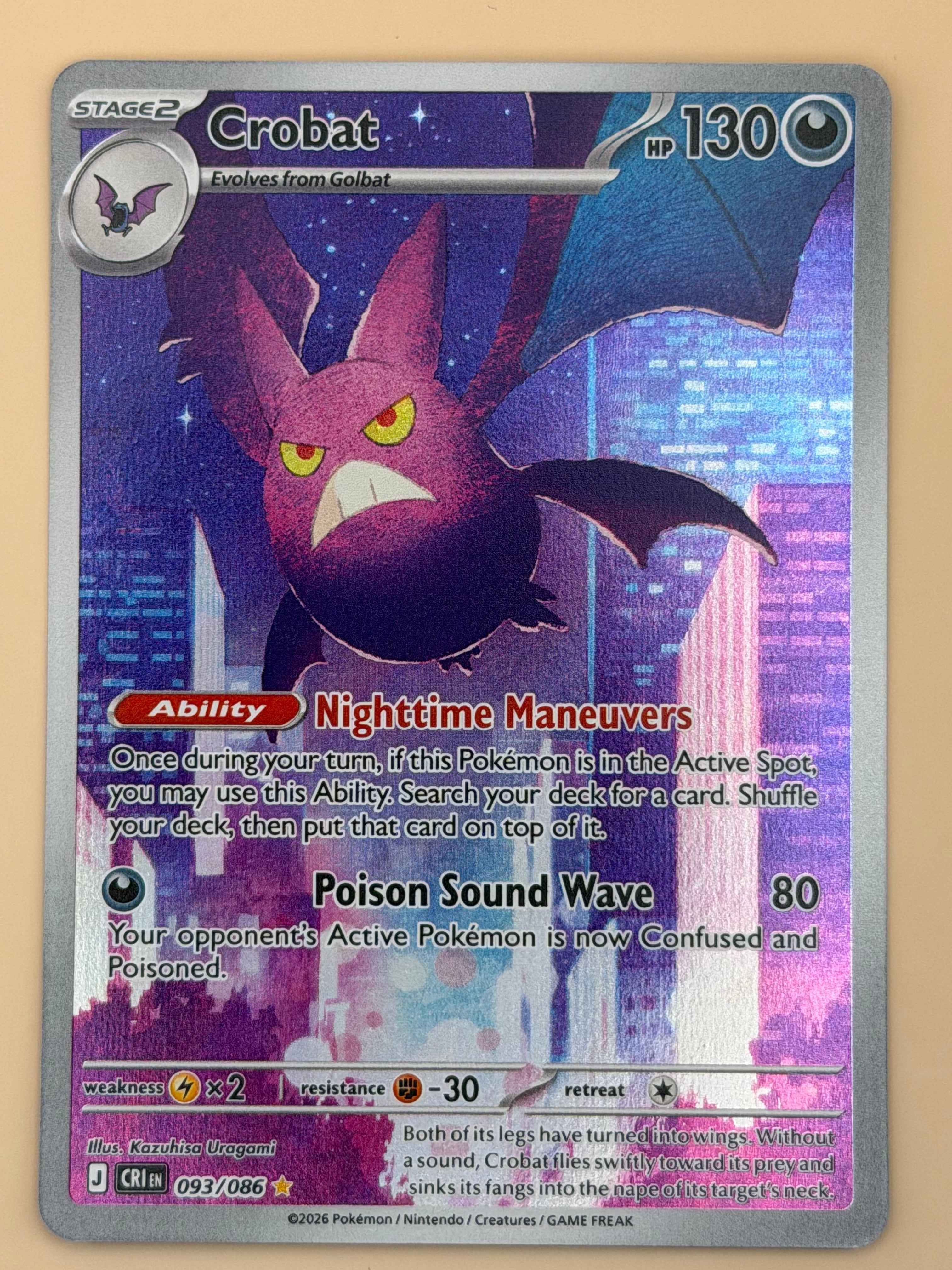 093/086 Crobat - Chaos Rising