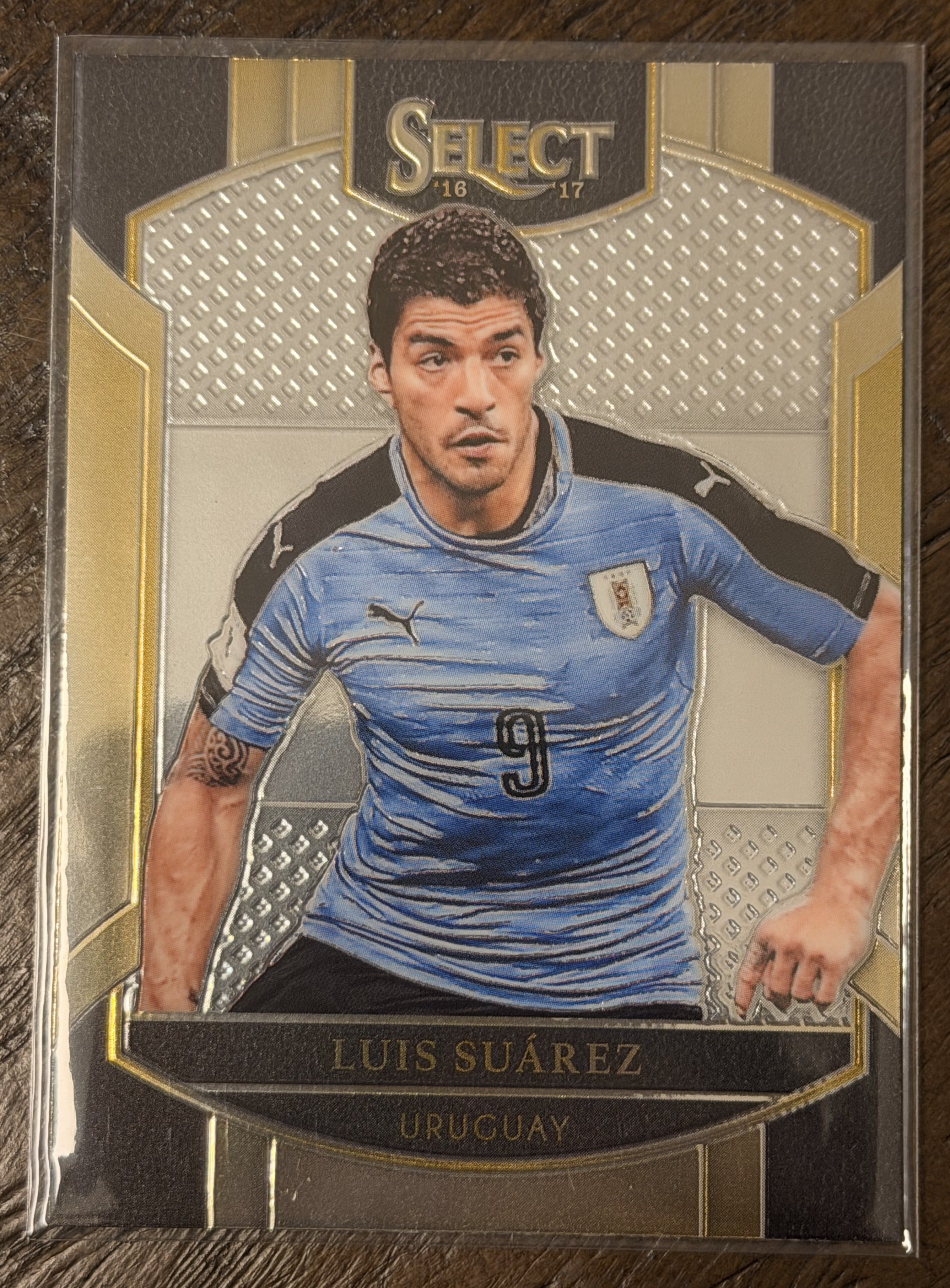 2016-17 Panini Select Soccer Luis Suárez #3 — Uruguay
