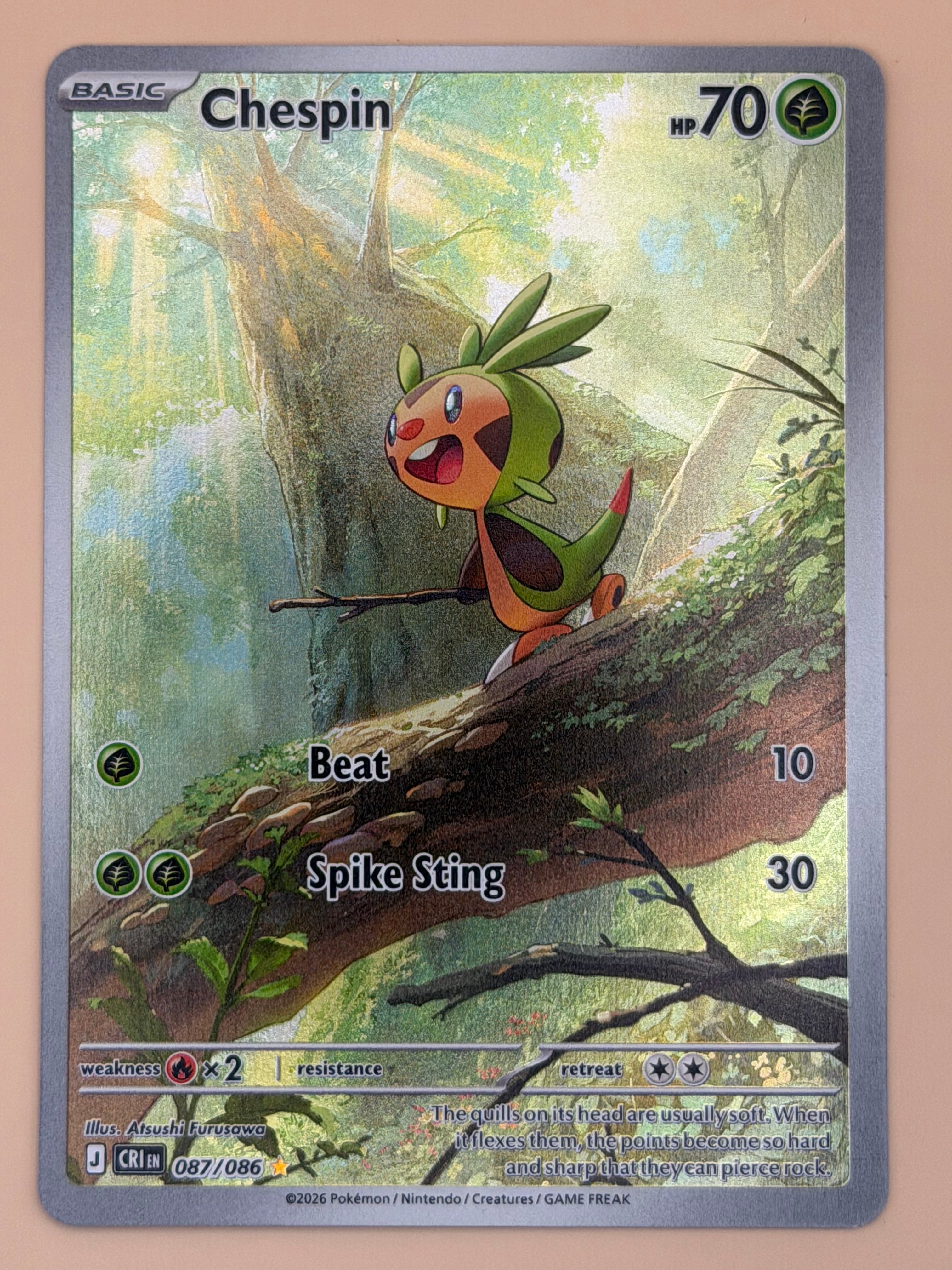 087/086 Chespin - Chaos Rising