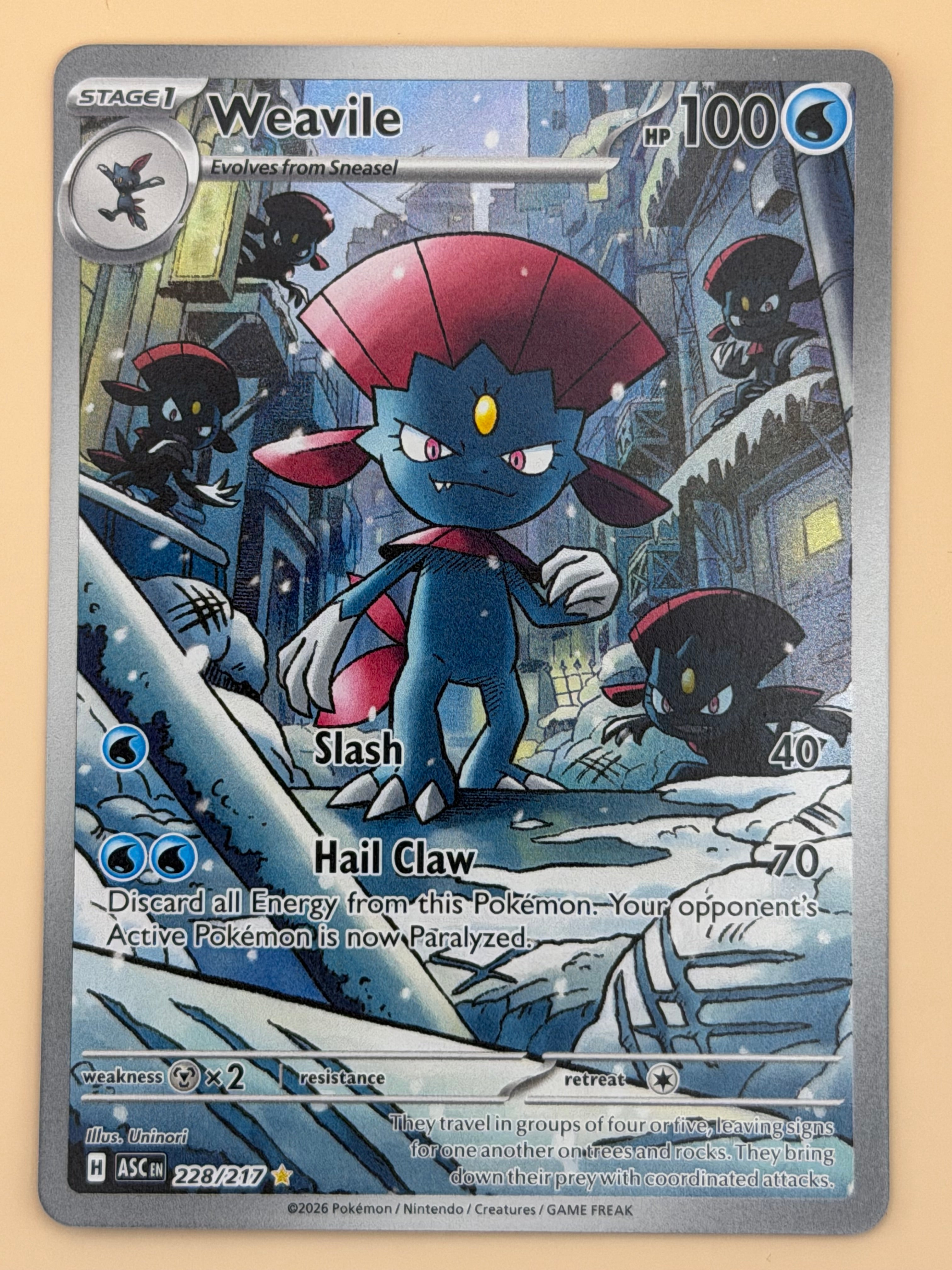 228/217 Weavile - Ascended Heroes