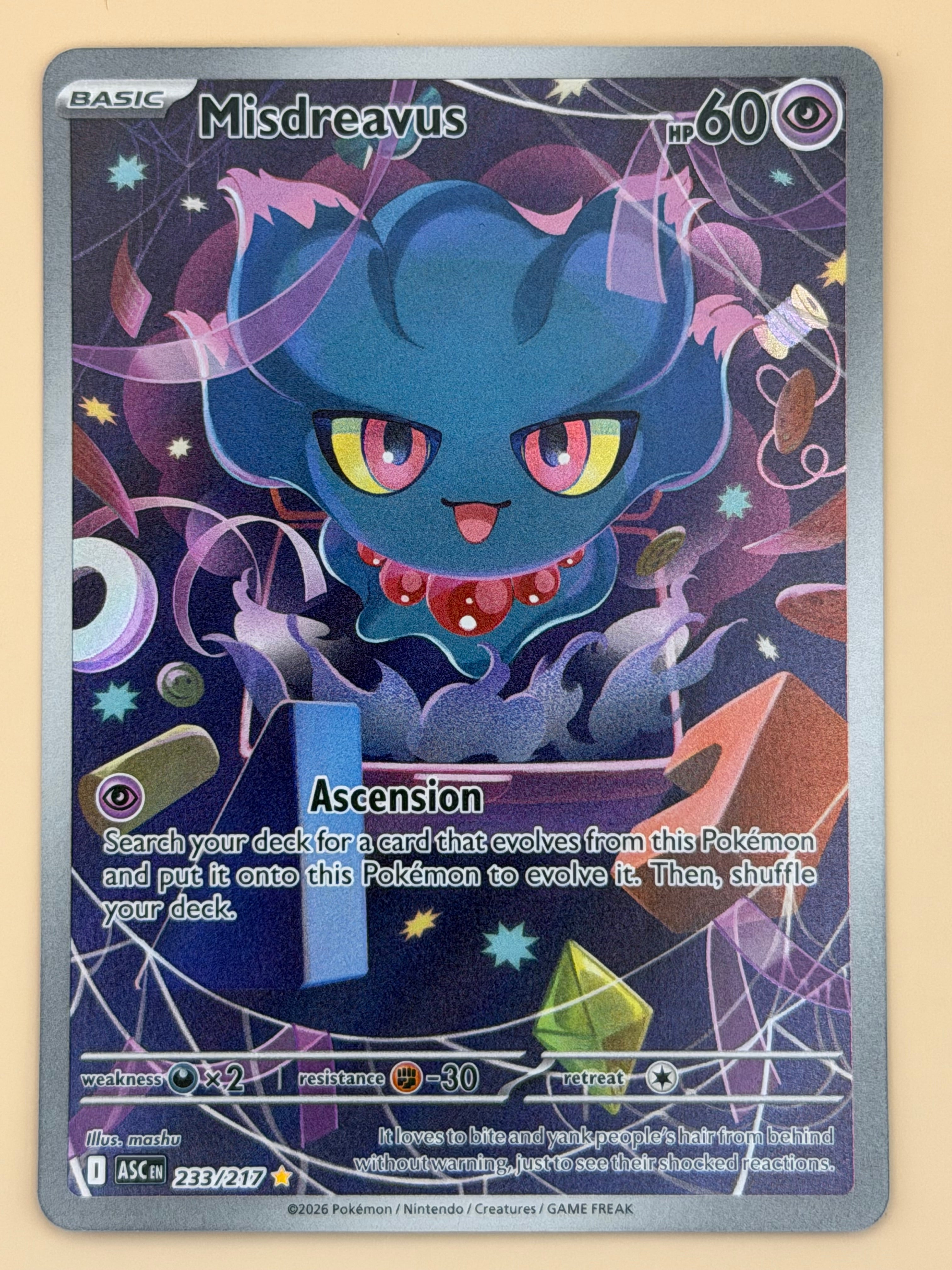 233/217 Misdreavus - Ascended Heroes