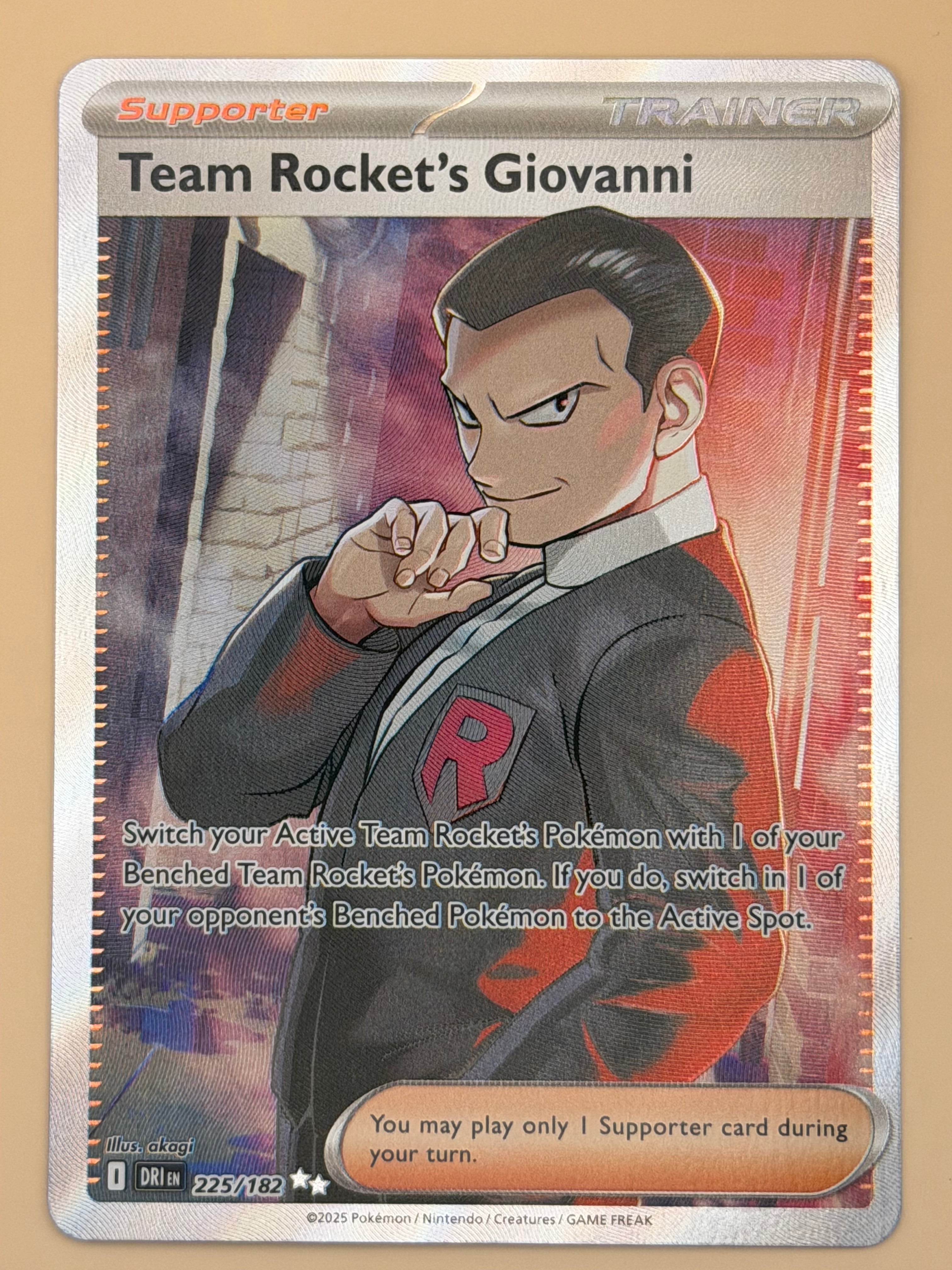 225/182 Team Rocket's Giovanni - Destined Rivals