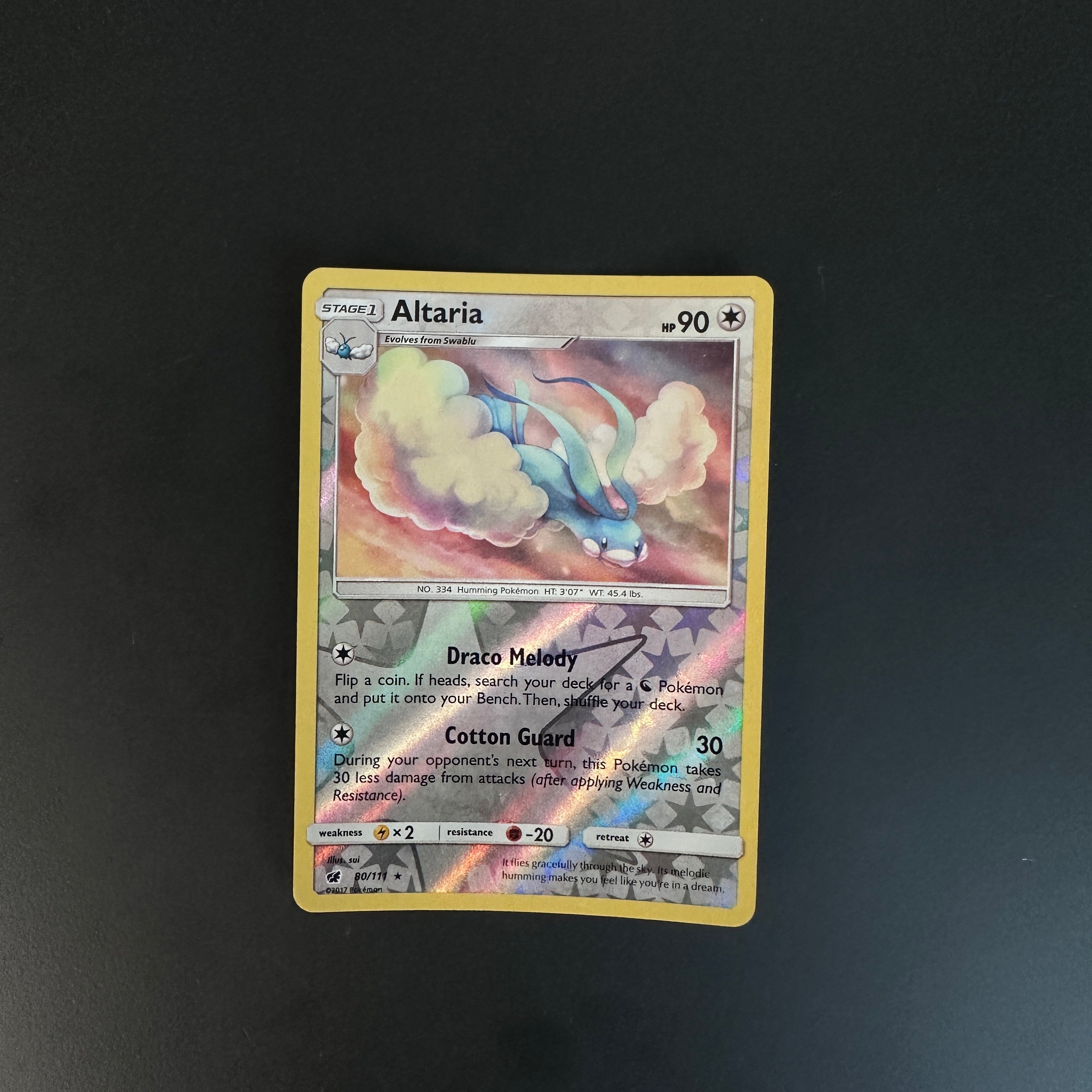 Altaria Crimson Invasion Rare 80/111 Holo