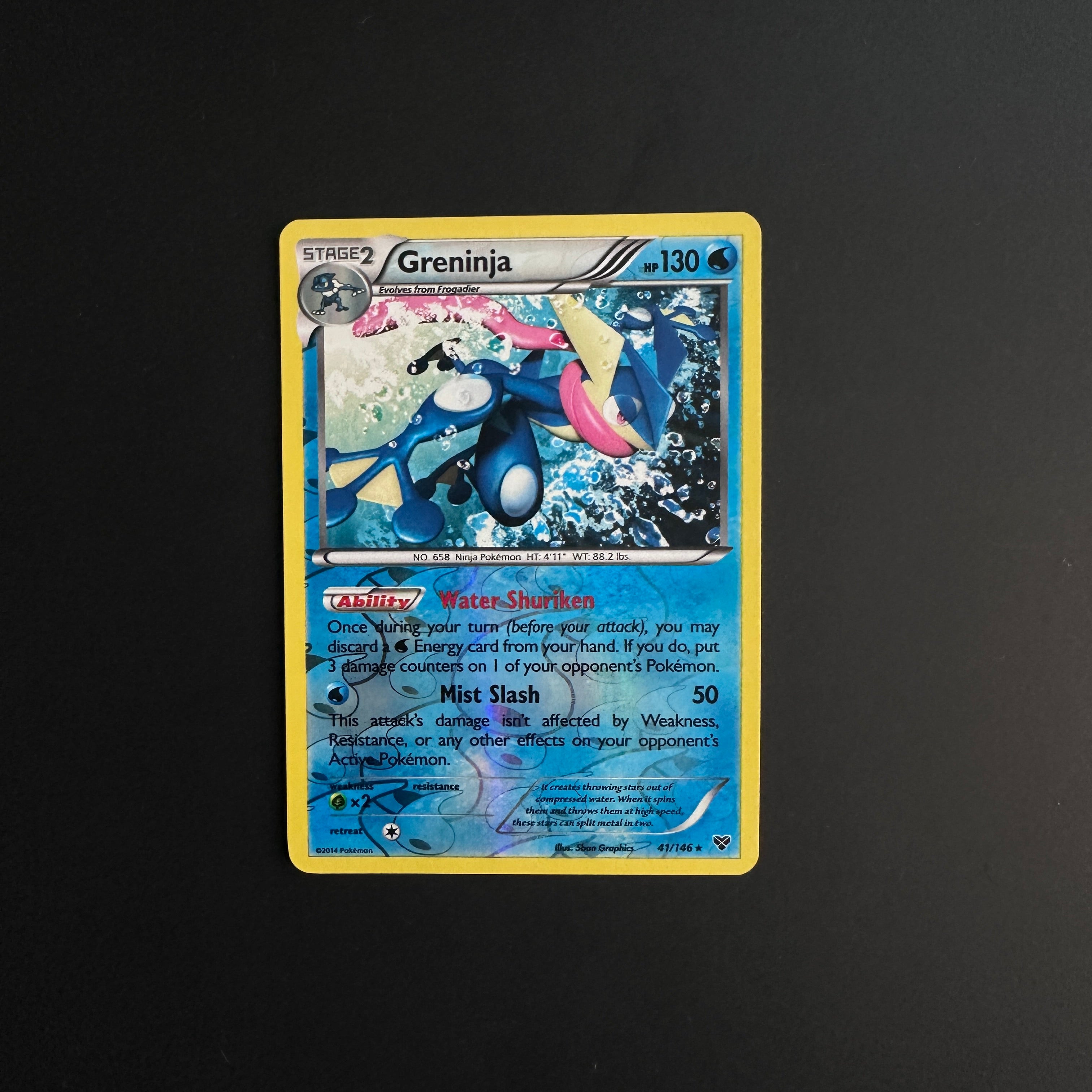 Greninja - 41/146 - Holo Rare - Reverse Holo Lightly Played Pokemon XY