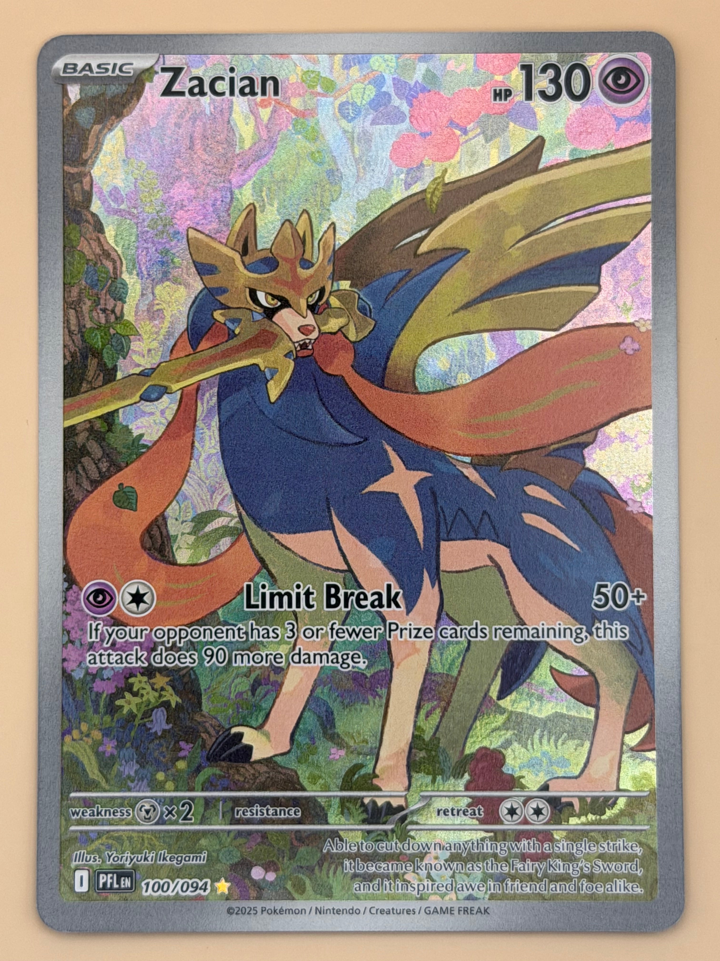 100/094 Zacian - Phantasmal Flames