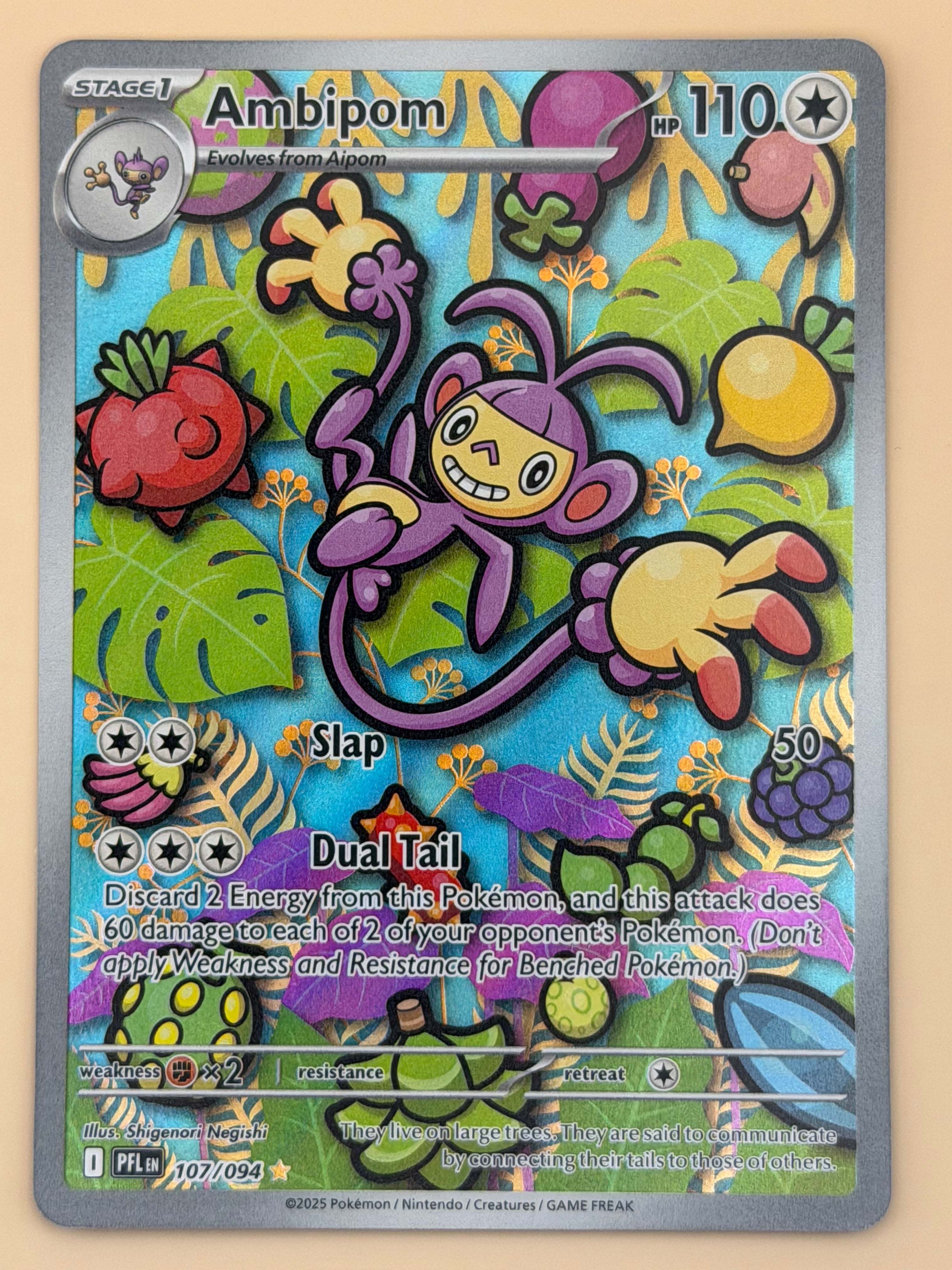 107/094 Ambipom - Phantasmal Flames