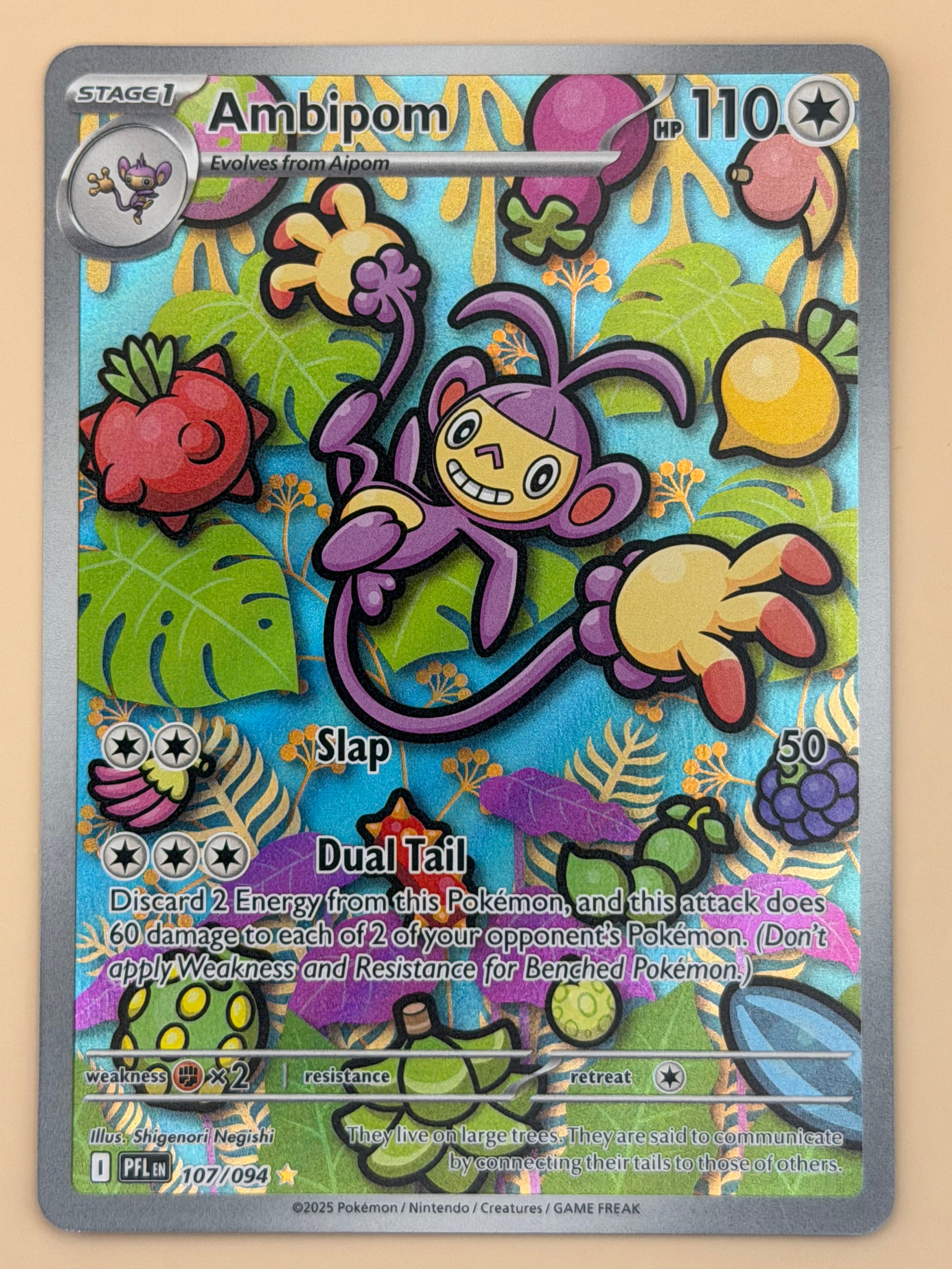 107/094 Ambipom - Phantasmal Flames