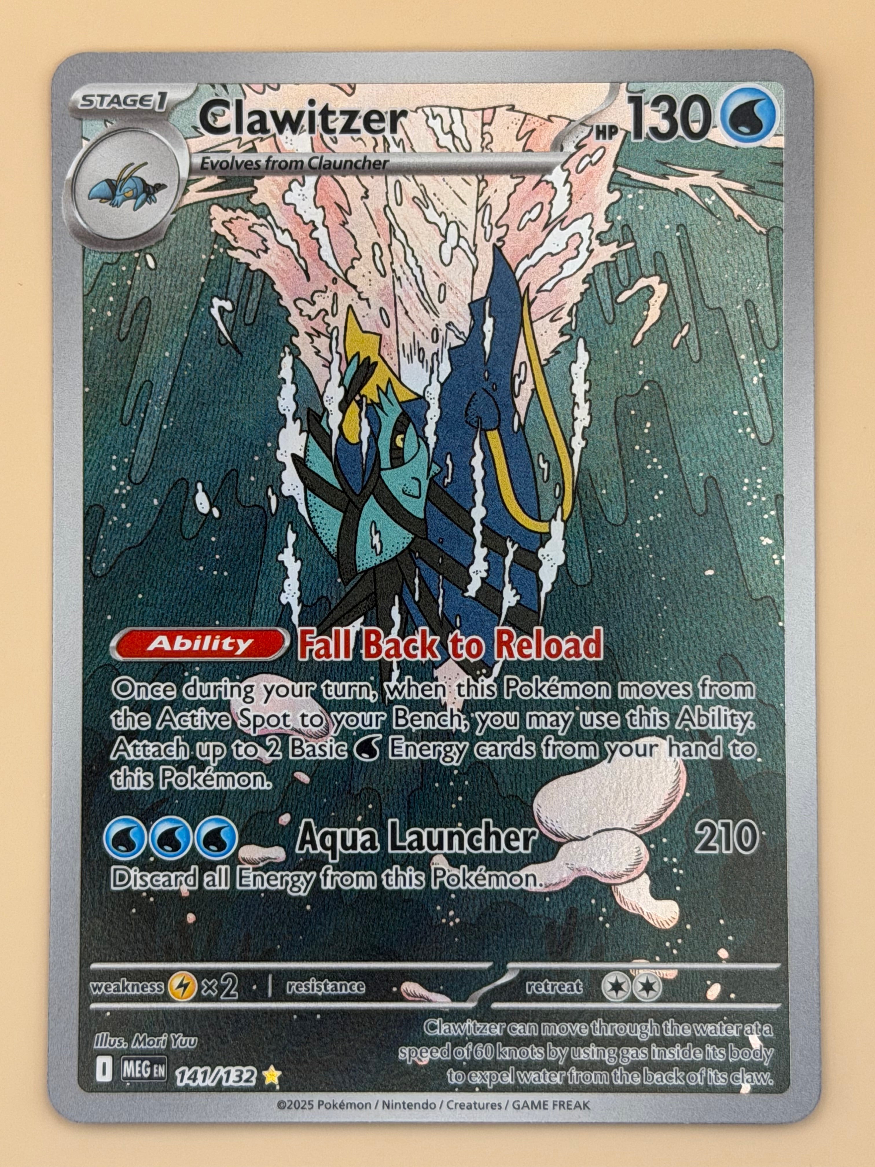 141/132 Clawitzer - Mega Evolution
