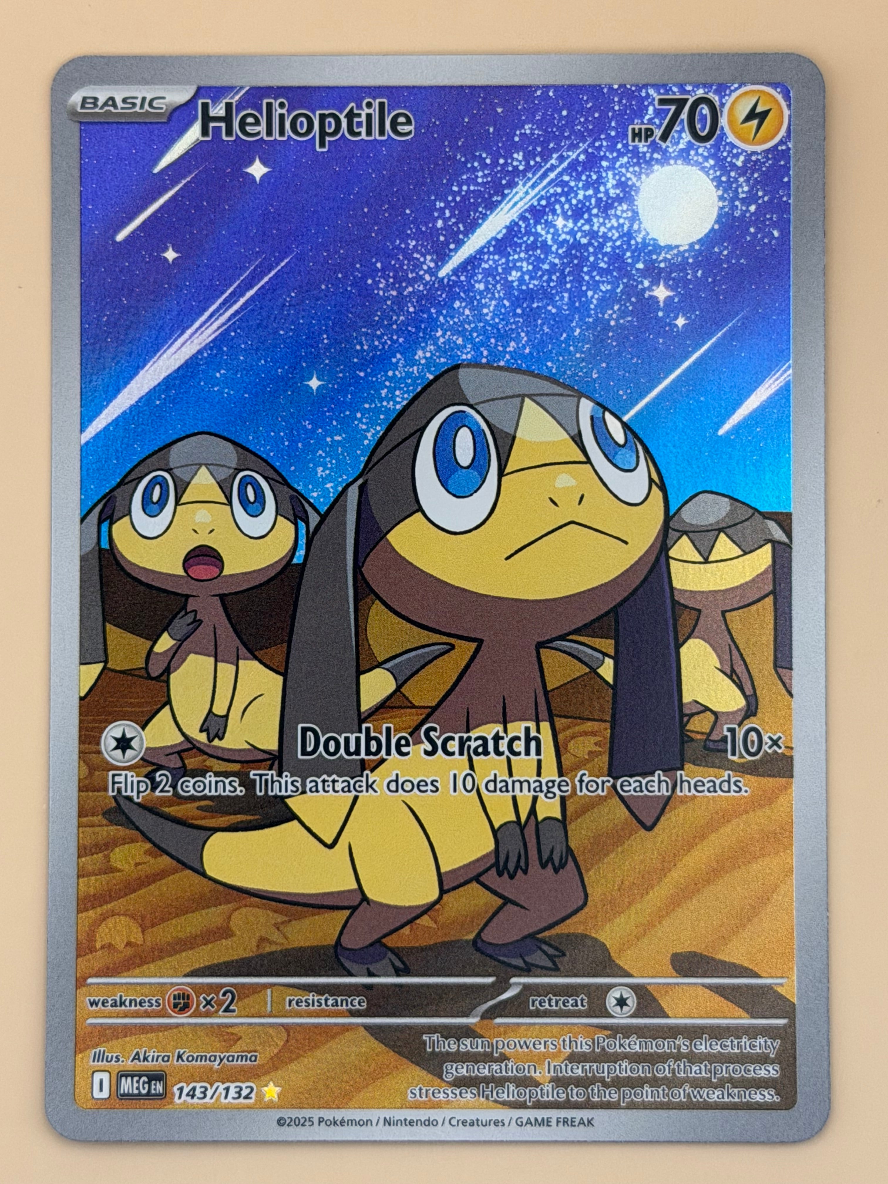 143/132 Helioptile - Mega Evolution